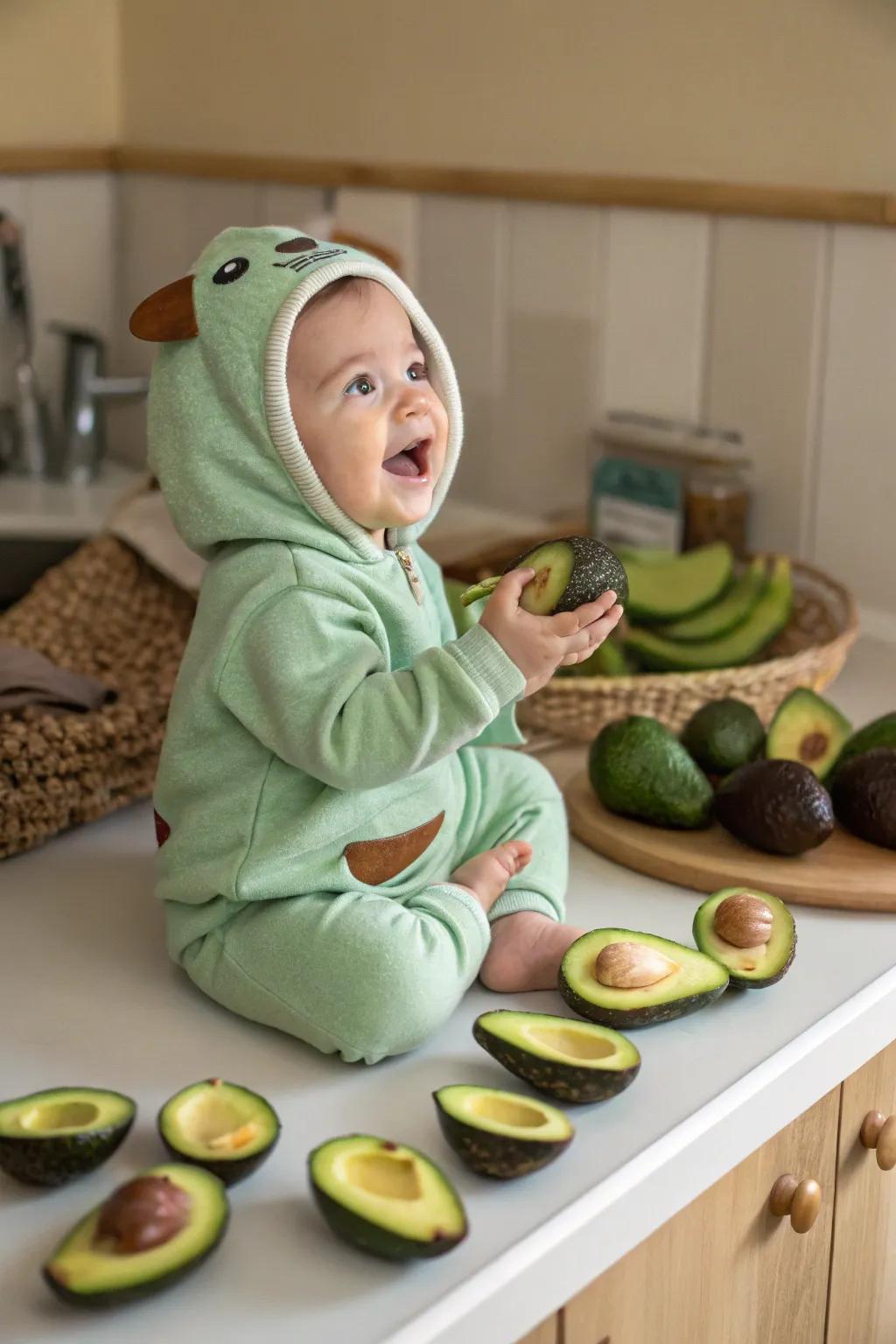 This little one is the cutest avocado in the bunch!