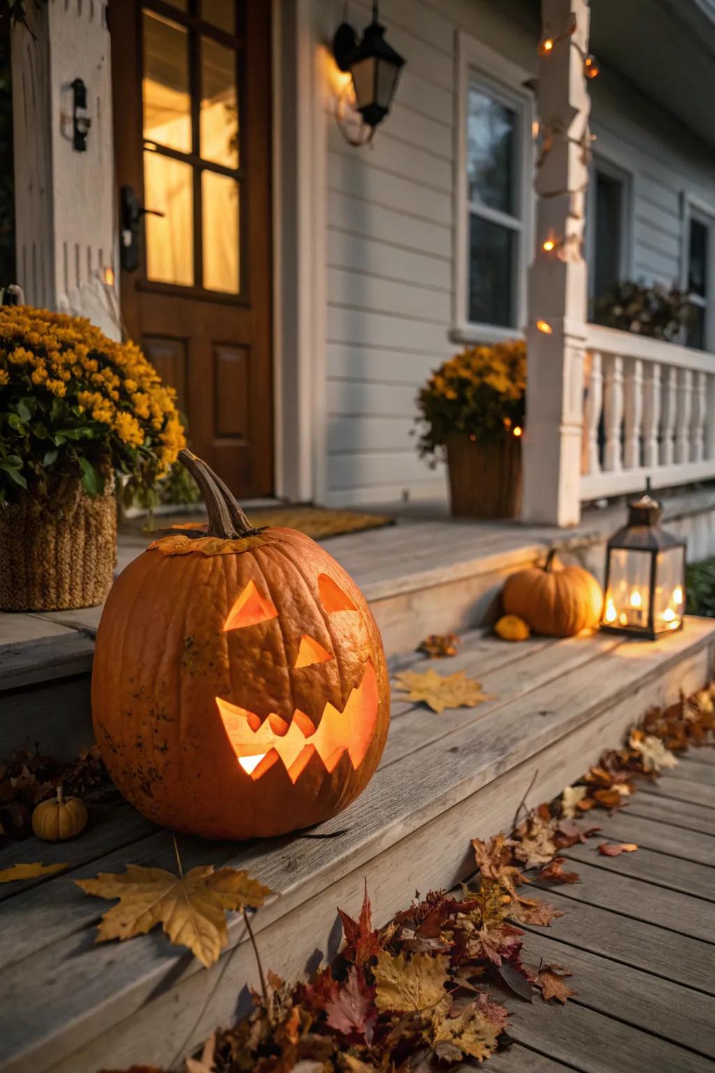 The multi-expressive jack-o'-lantern, where heritage meets modernity.