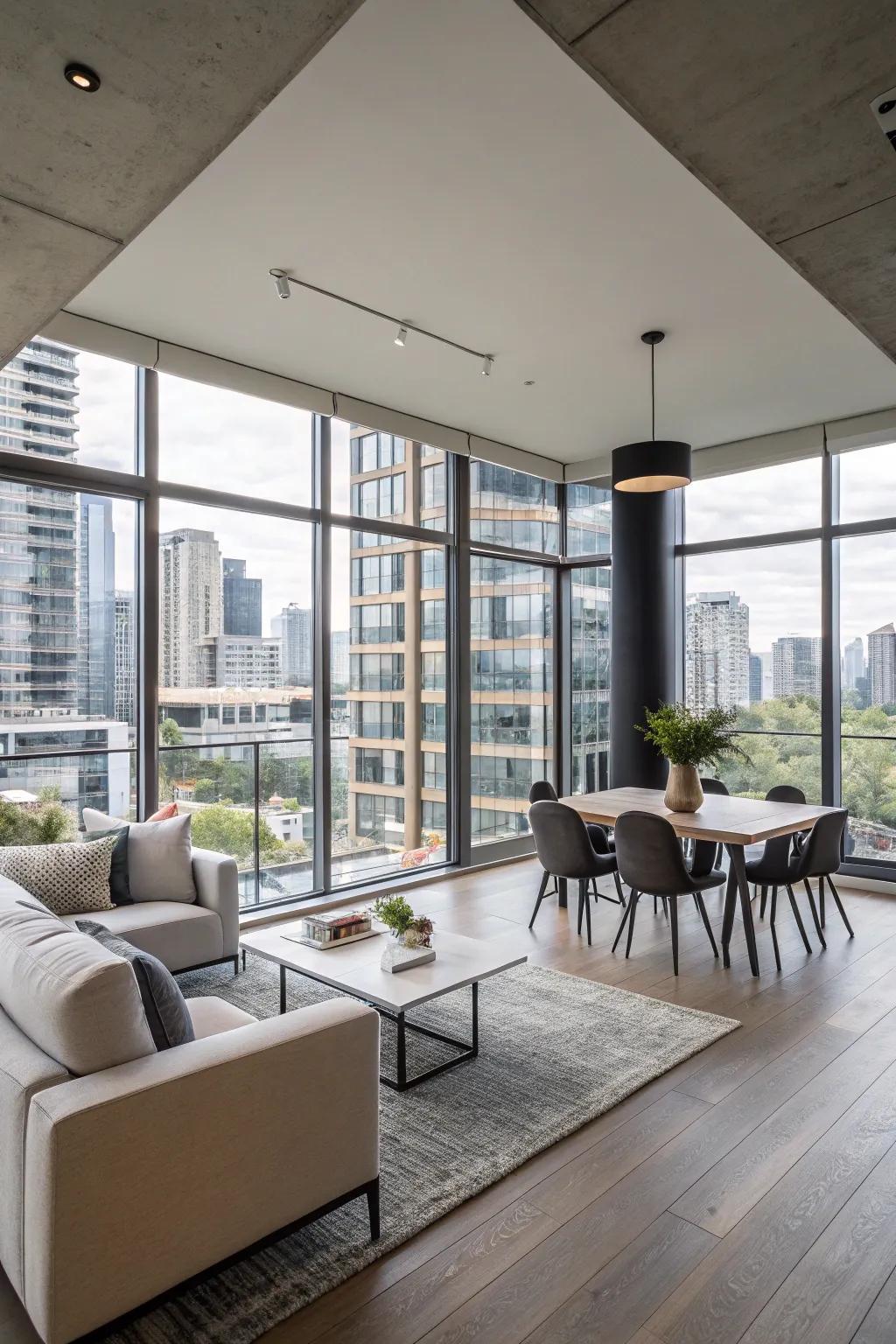Streamlined designs create a spacious and welcoming environment.