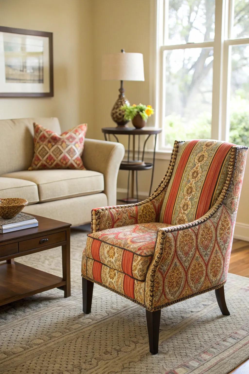 Stand out with a feature chair.