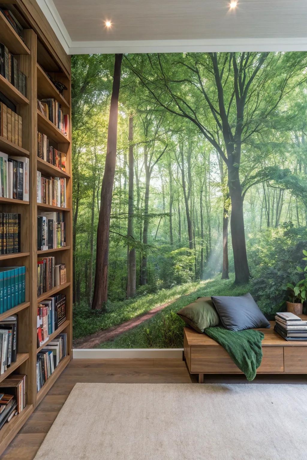 Infuse the peace of the outdoors with natural scenic wallpapers.