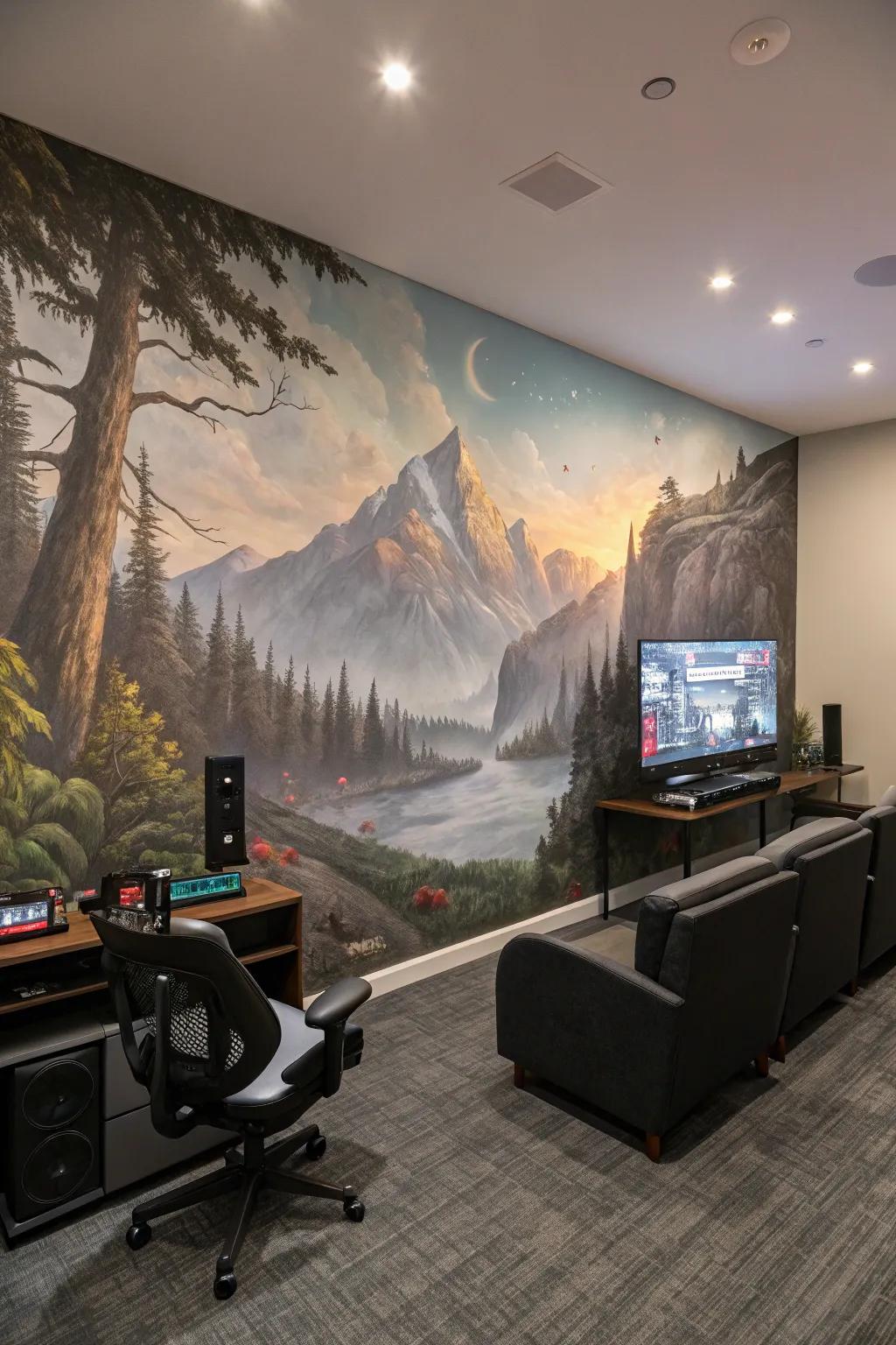 The personal and creative element that do-it-yourself decor brings to your gaming space.