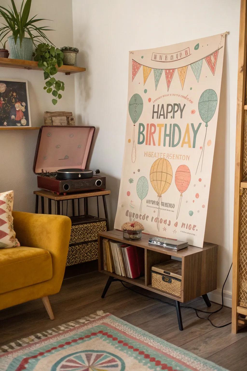 Vintage styles add timeless charm to birthday celebrations.