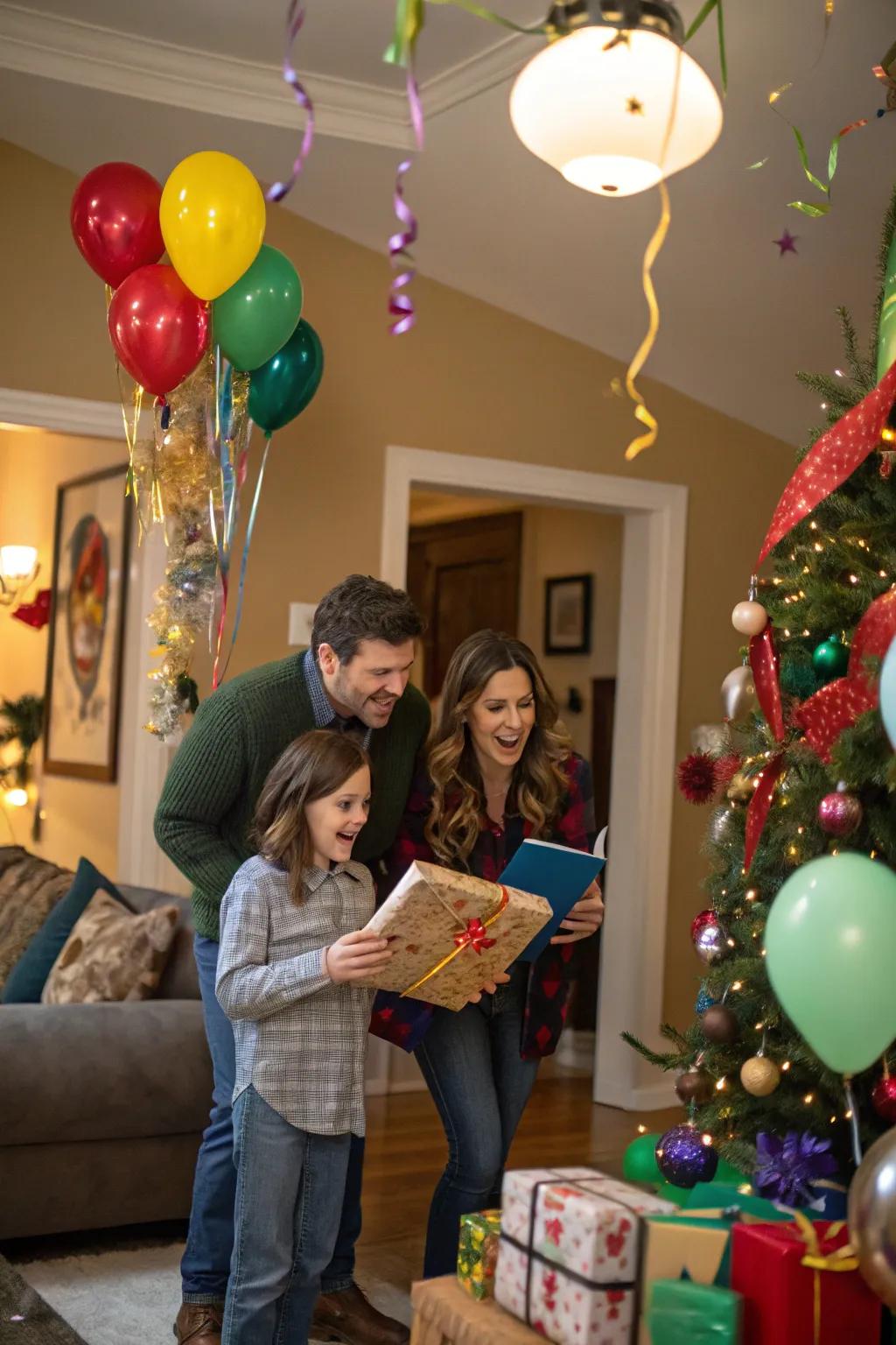 An exciting festive treasure pursuit, ideal for family delight.