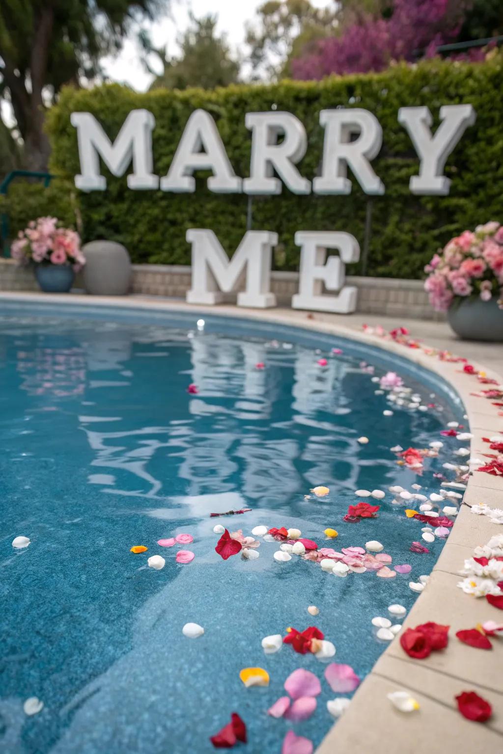 Hovering script lends an exclusive touch to waterside declarations.