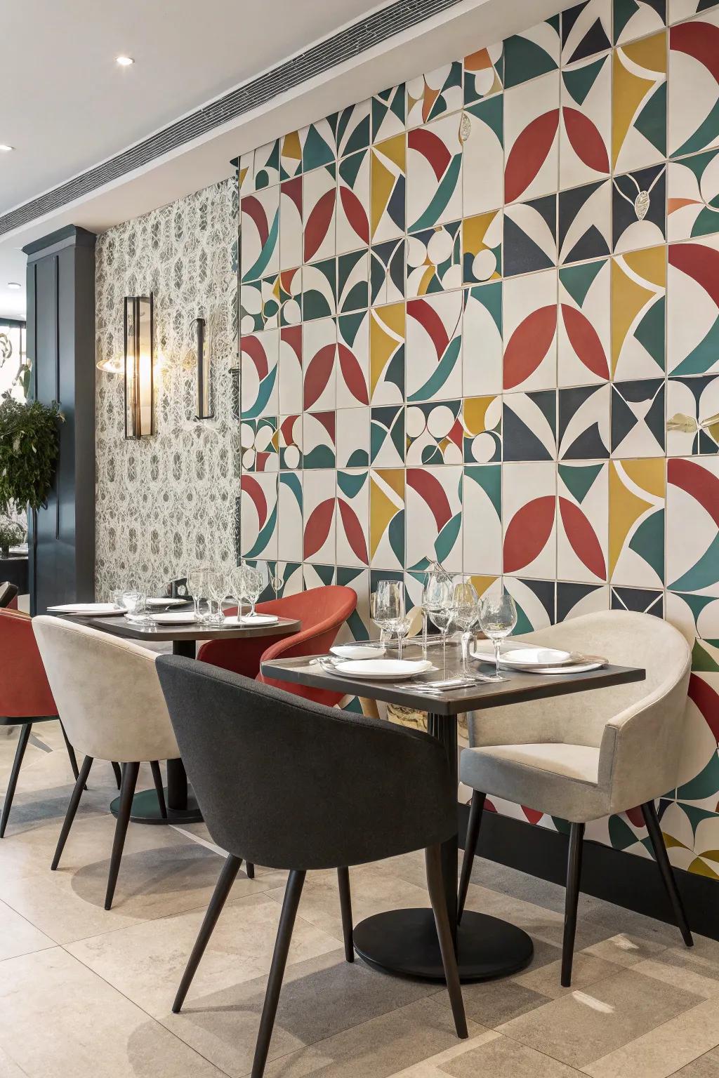 Elevate your area with modern, geometric covering styles.