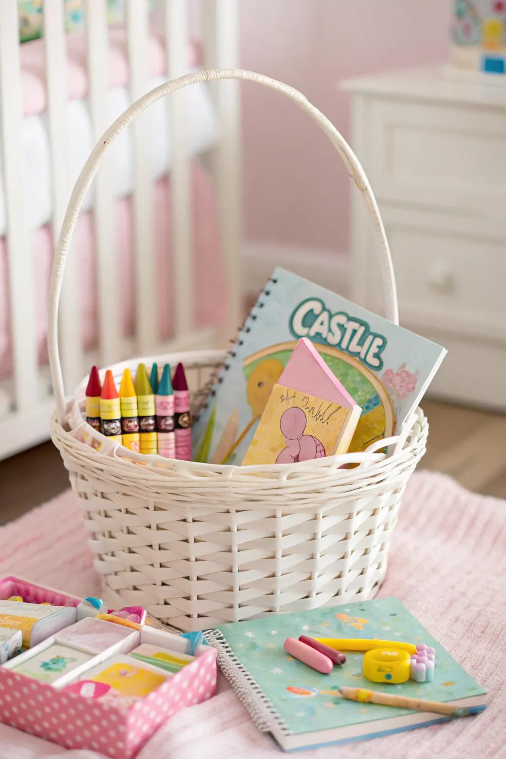 Art supplies that inspire creativity from a young age.