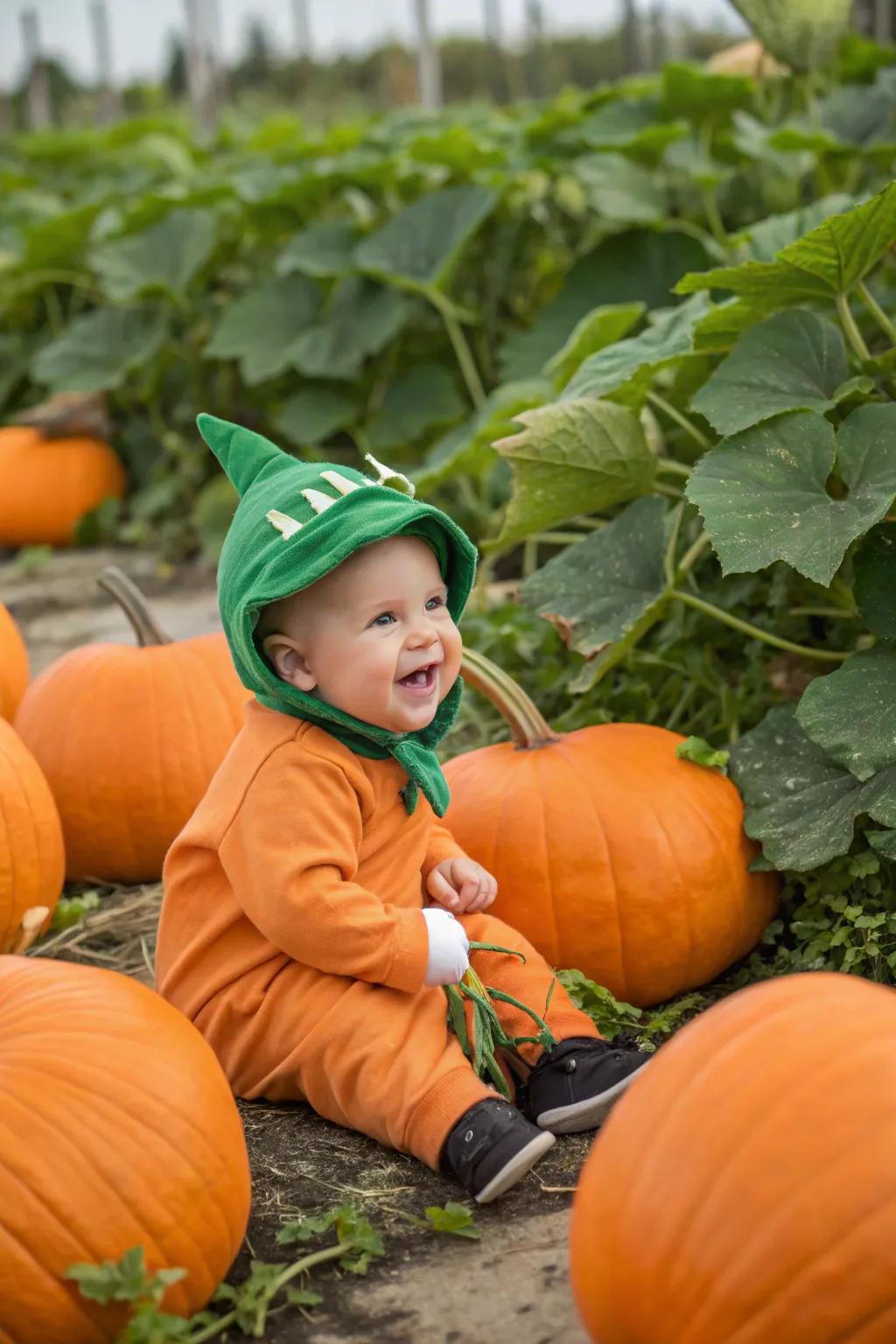 A classic pumpkin look for a classic Halloween.