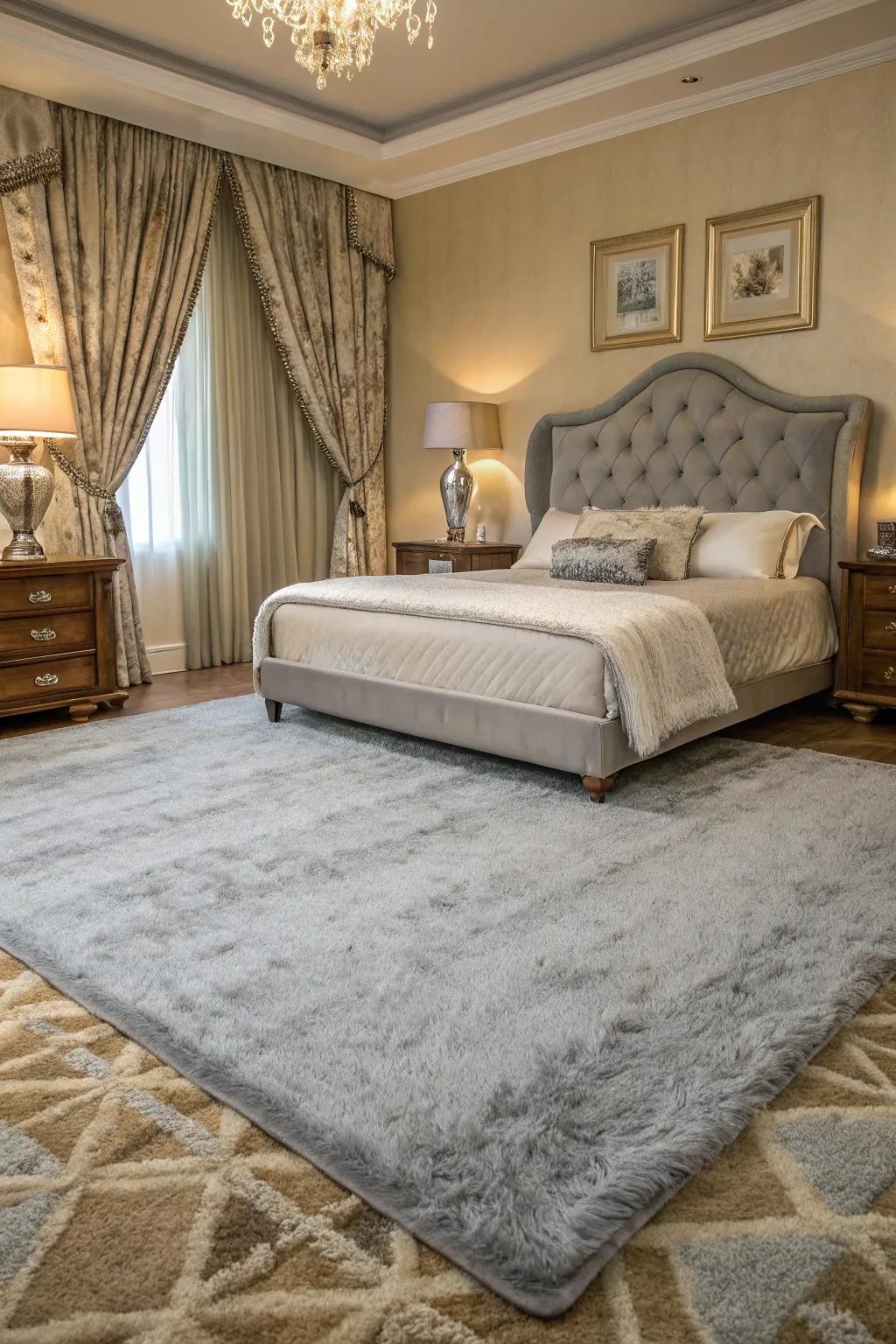 Soft floor coverings provide unsurpassed comfort.