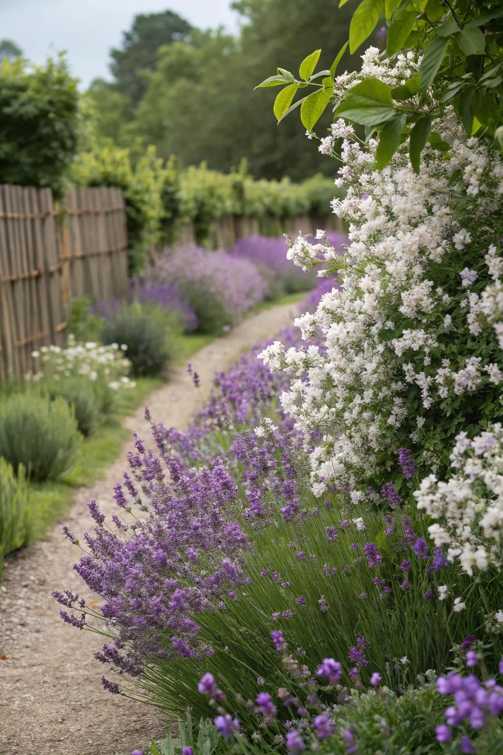 Fragrant flowers adding a sensory dimension.