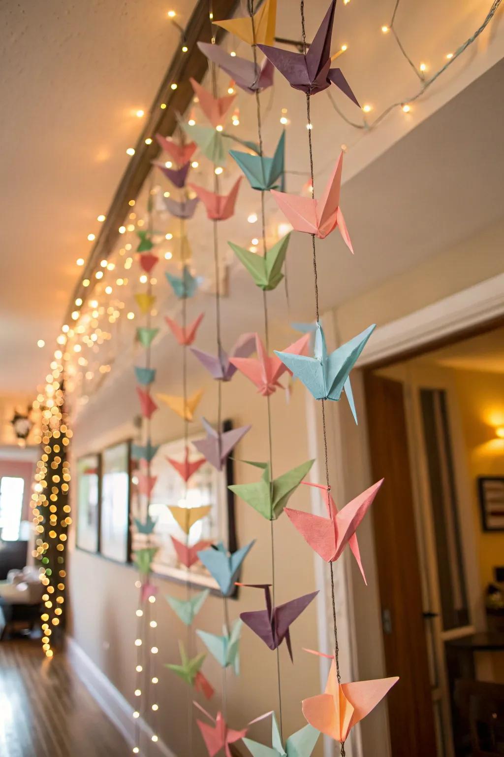 A festive festoon to celebrate with panache.