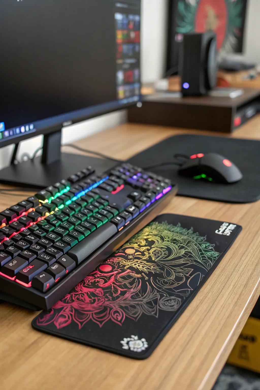 Custom peripherals personalize your PC setup.