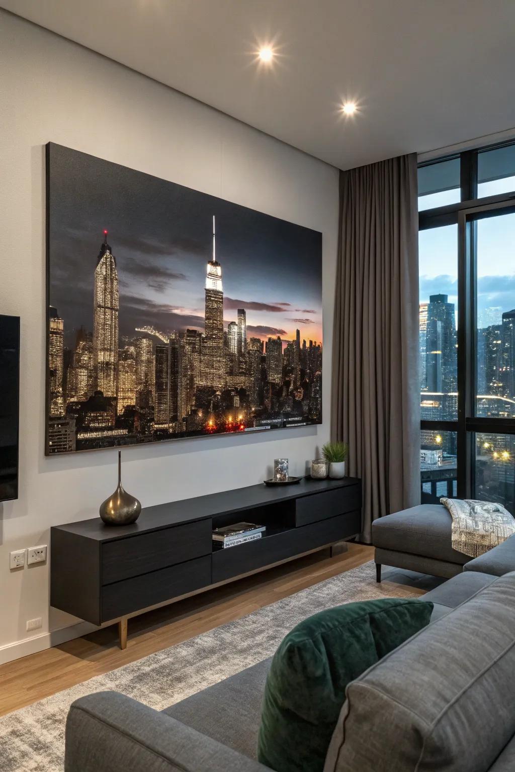 Invoke wanderlust via an urban outline portrayal