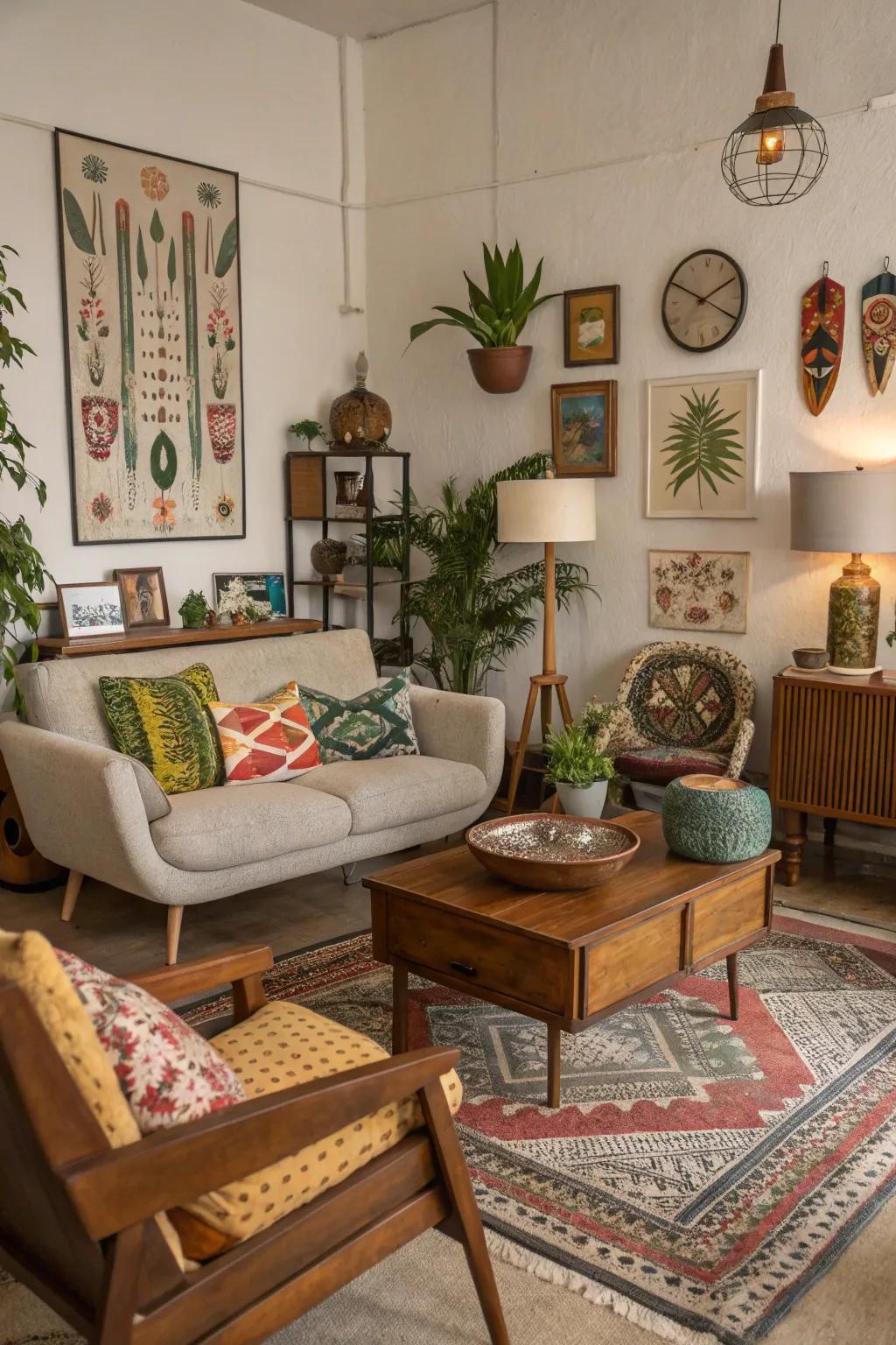 A varied mix offers character and allure.