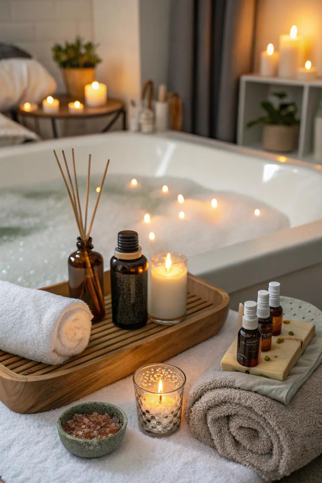 Relax and rejuvenate with a home spa day retreat.