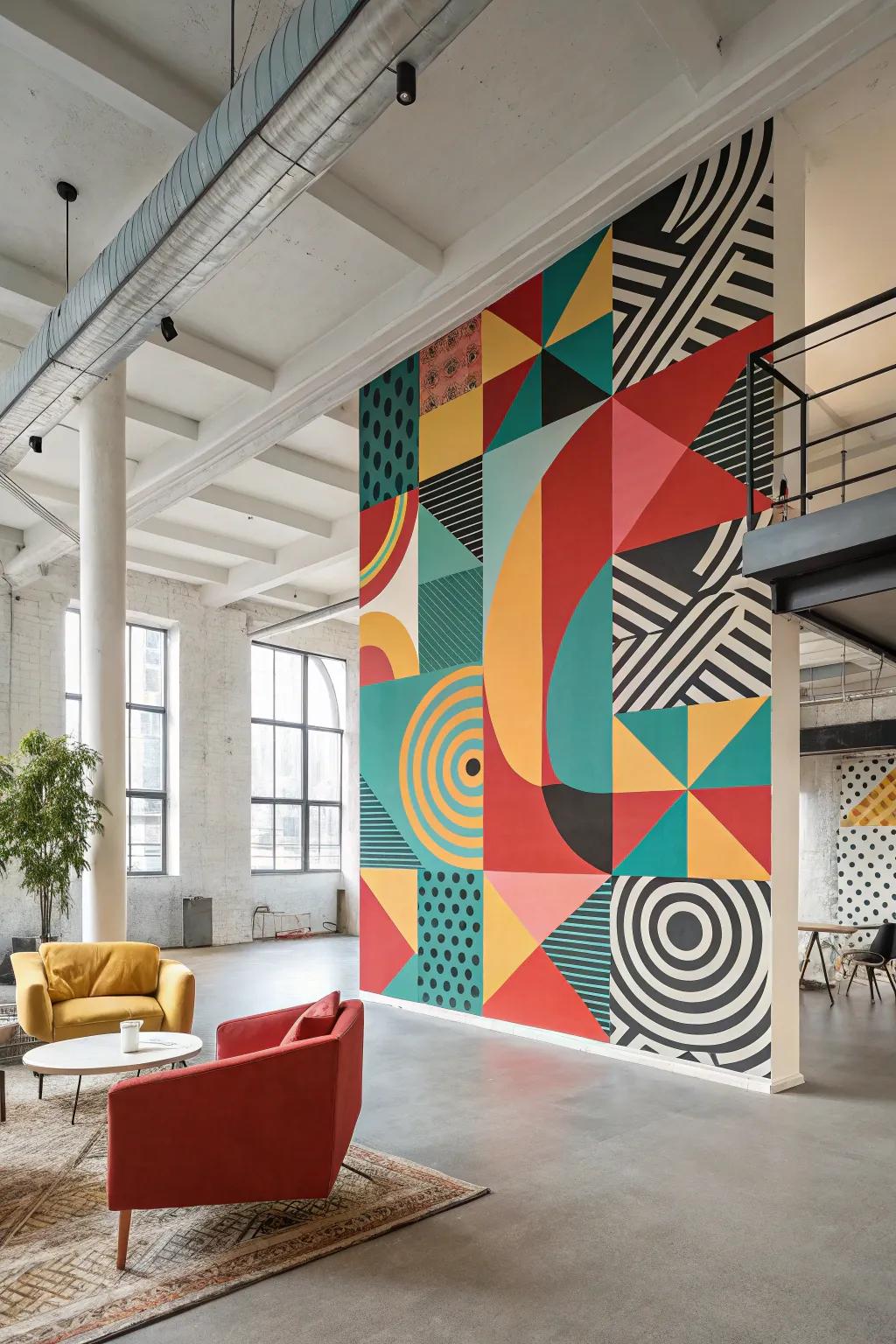 Activate your inventiveness with abstract wallpaper designs.
