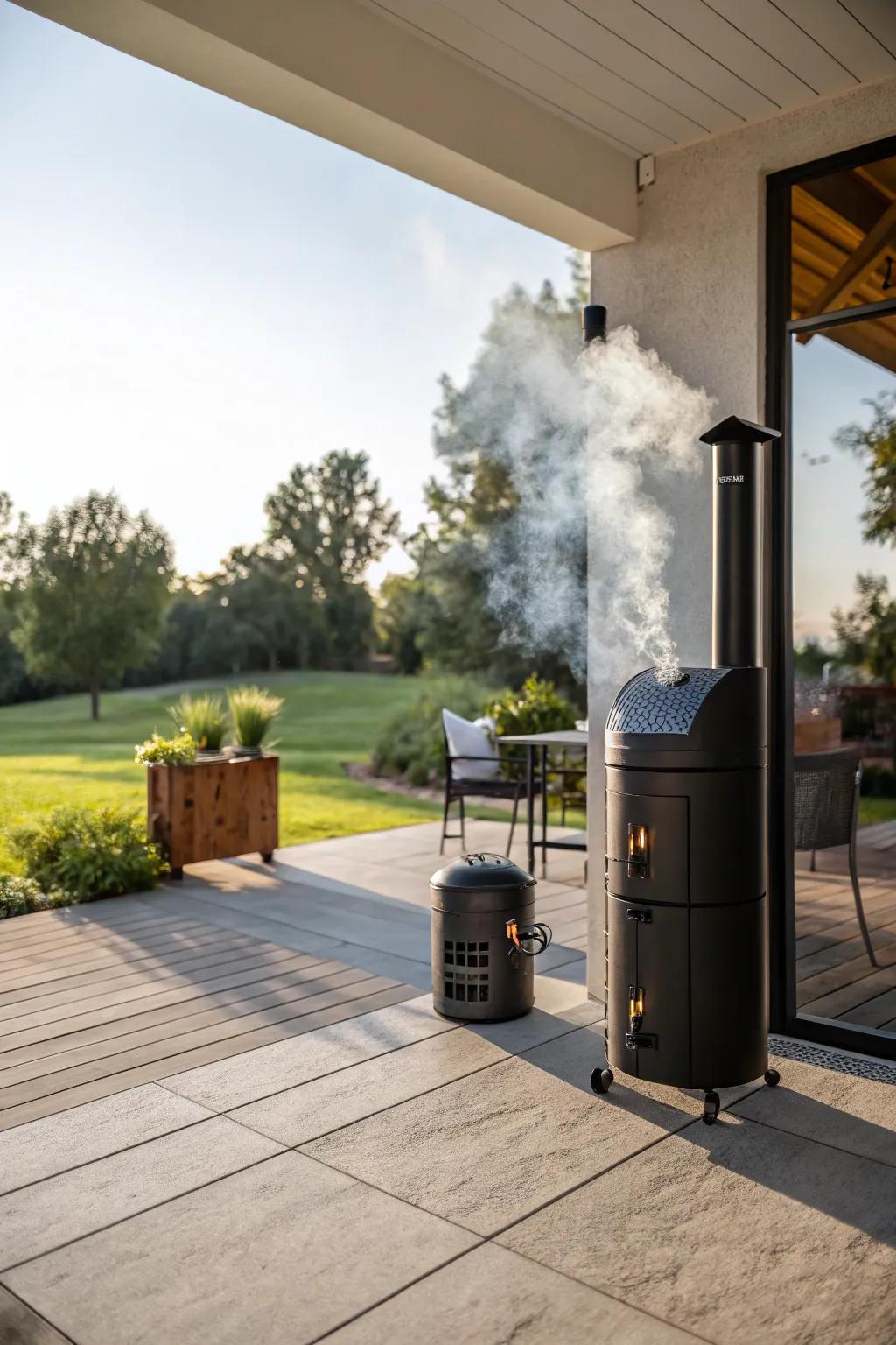 Achieve perfect smoked dishes effortlessly with a pellet smoker.