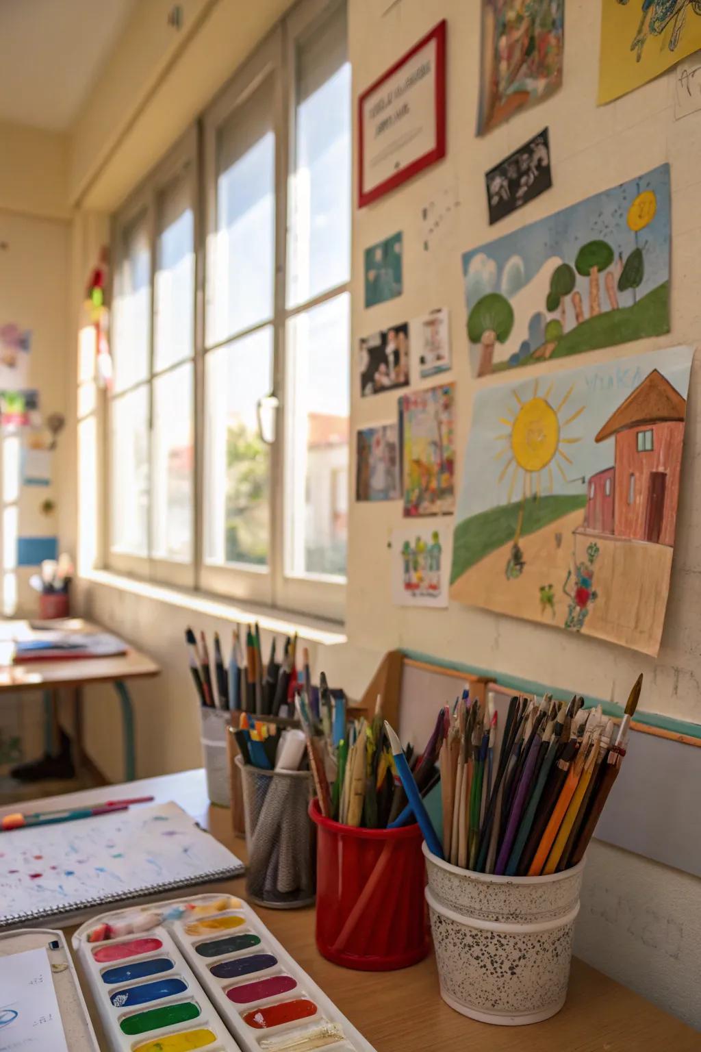 Expression spaces allow for creative expression and emotional release.
