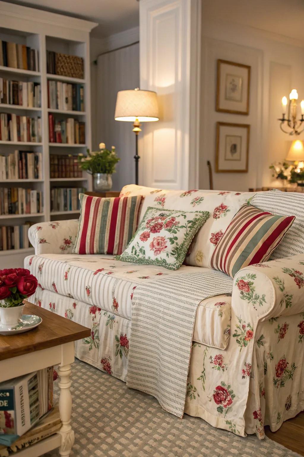 Conjoin and coordinate wraps for a personalized and eclectic decor.