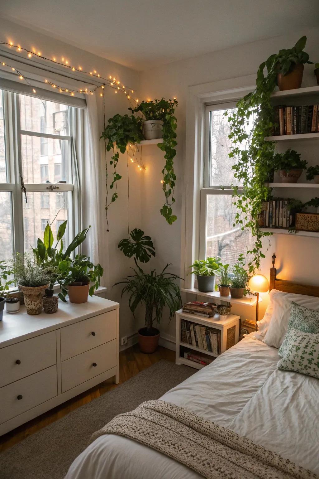 Household plants intensify energy and connection.