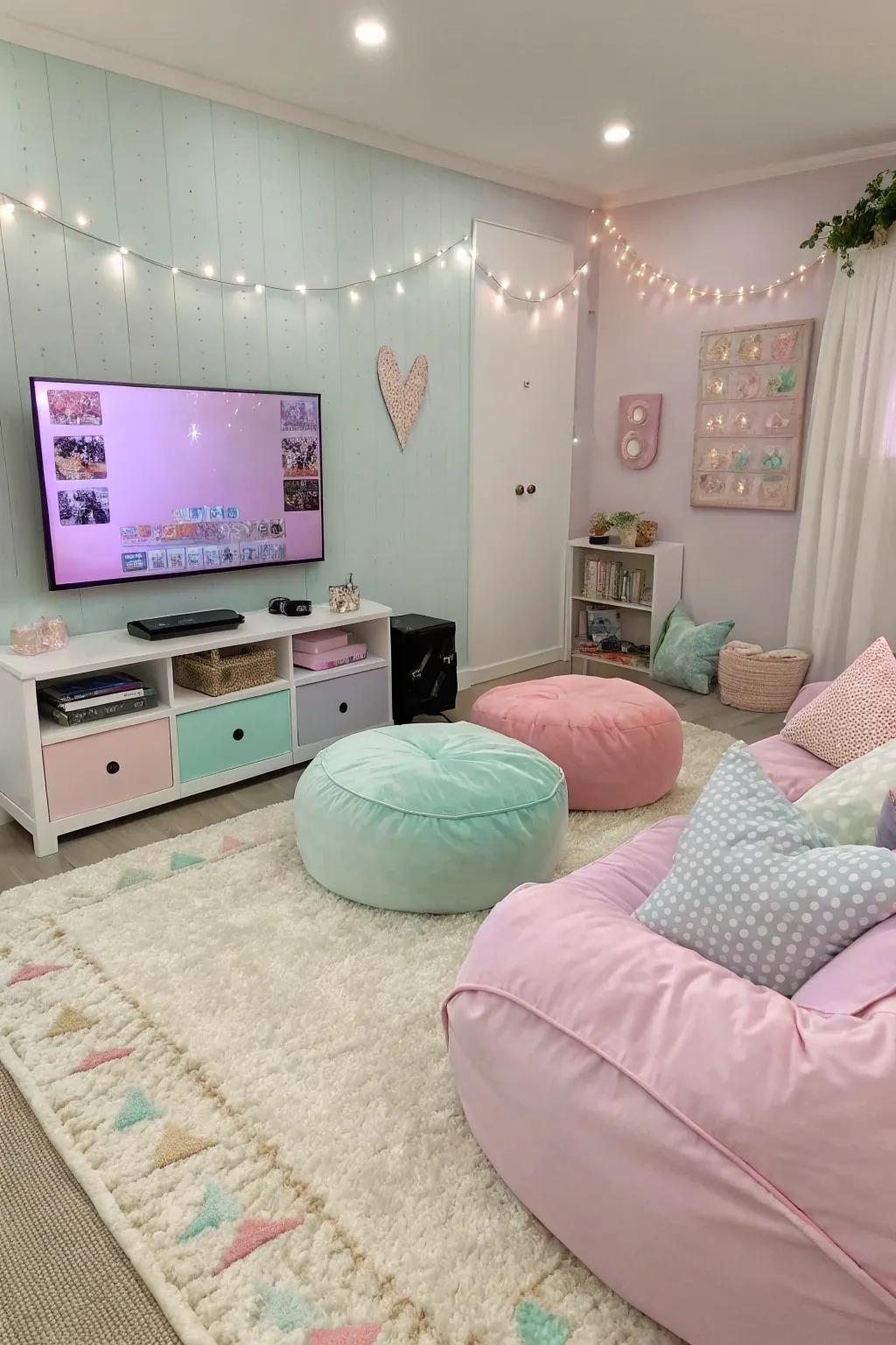 Adding a feminine touch, a space made for the girl gamer brings softness and style to your gaming.