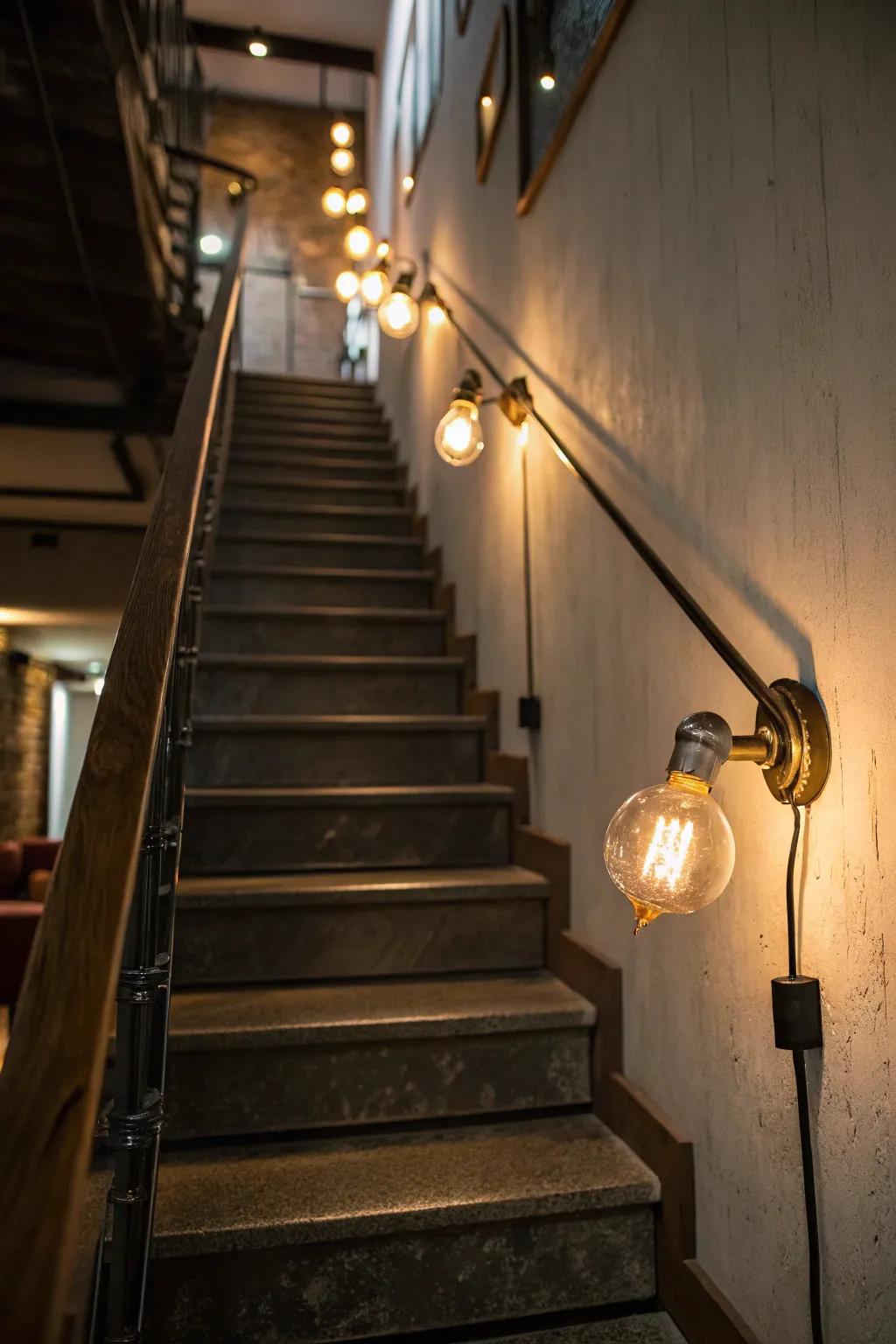 Add character with vintage-style bulbs.