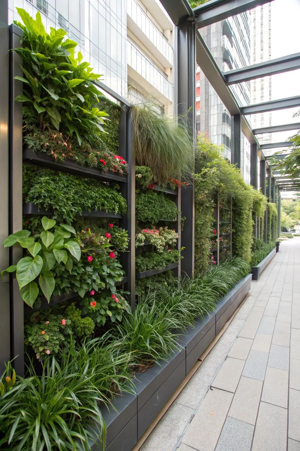 Living walls bring nature to your fence design.