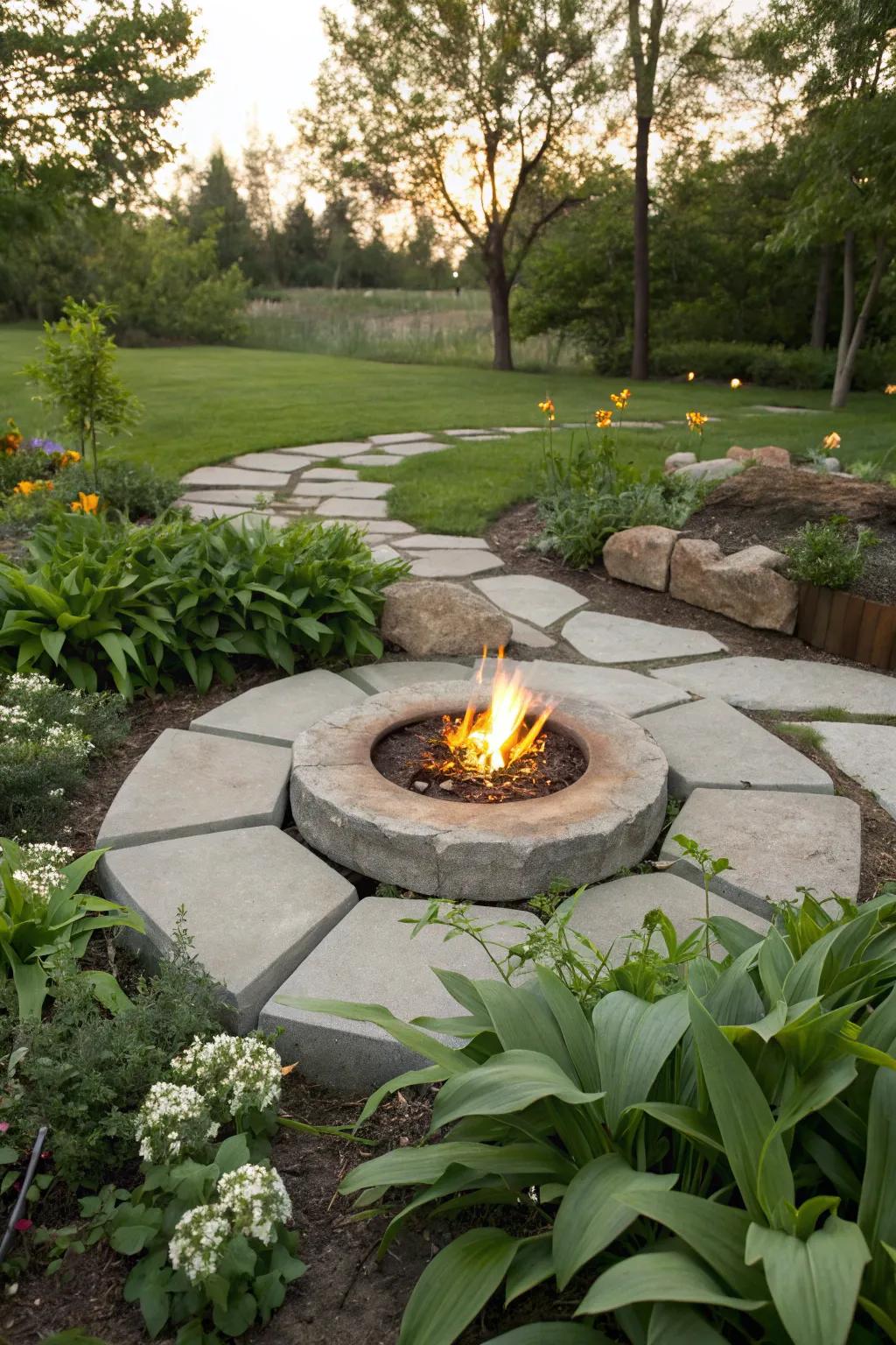 Eco-friendly concrete capstones offer sustainability with style.