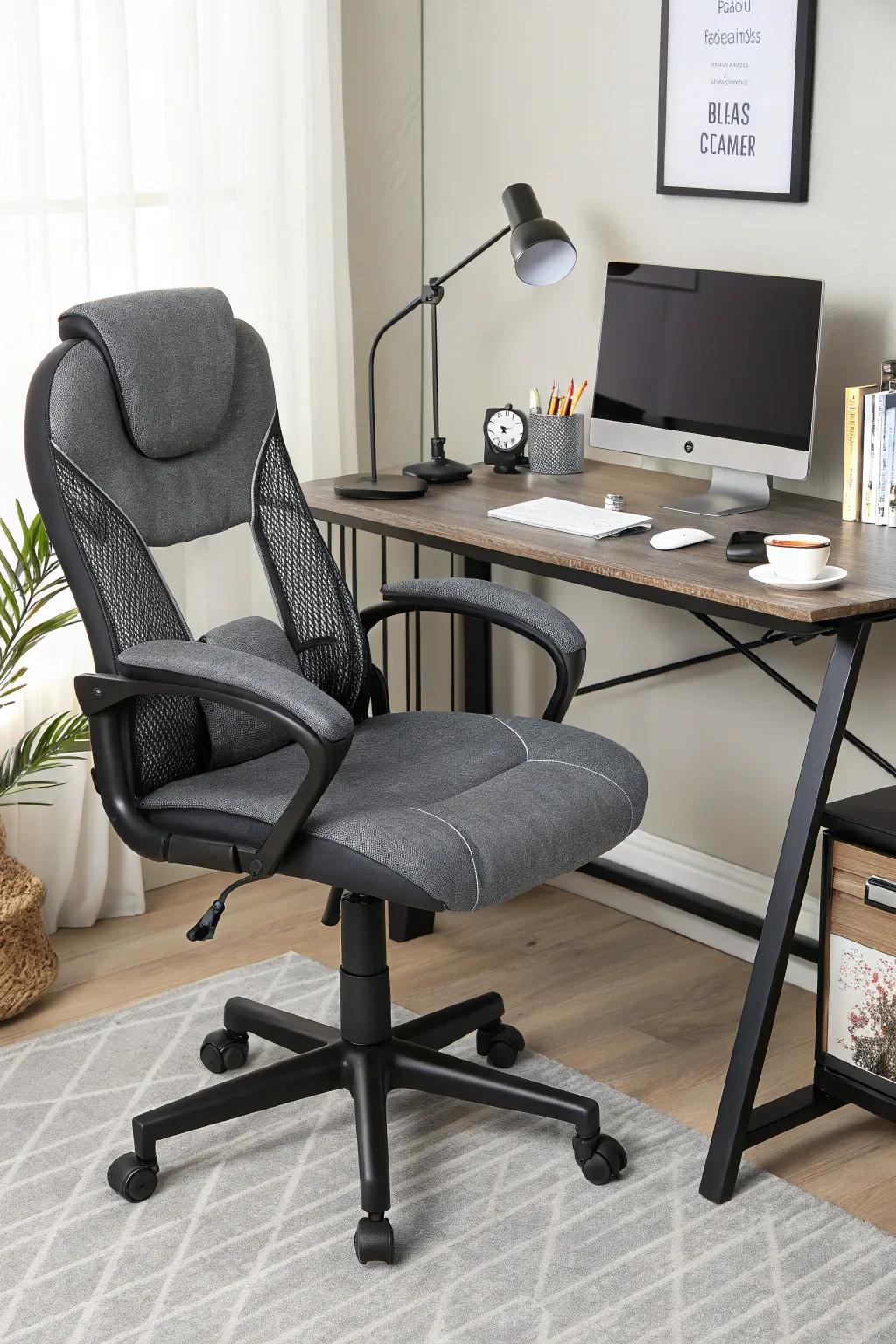 Prioritize comfort with ergonomic furniture.