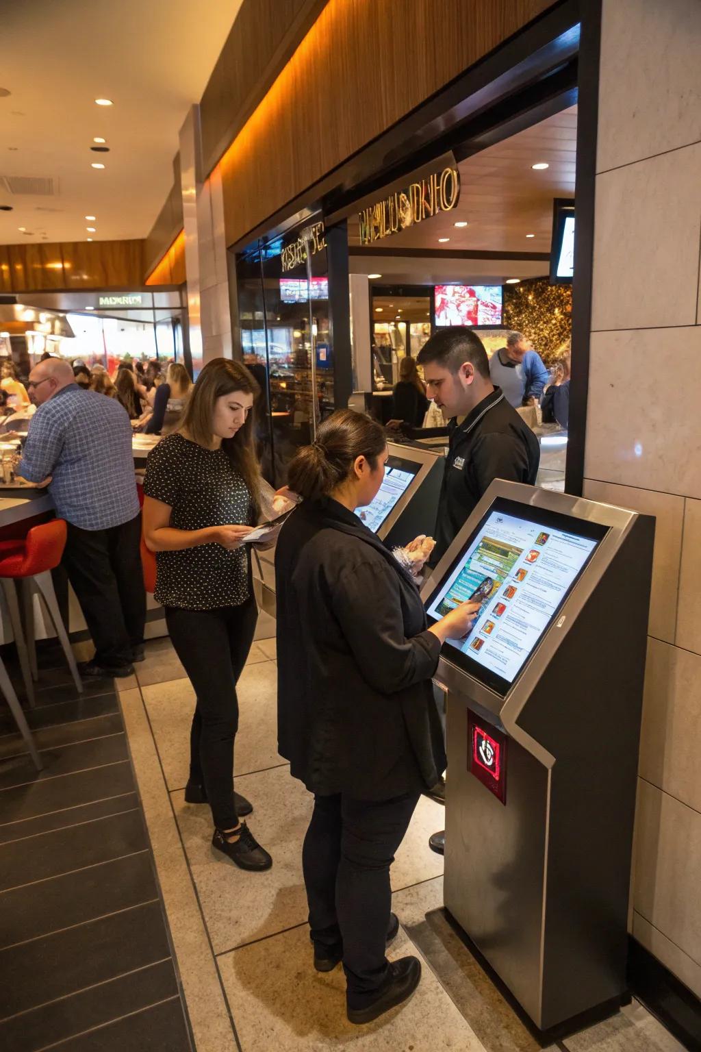 Interactive elements engage guests and enhance the check-in experience.