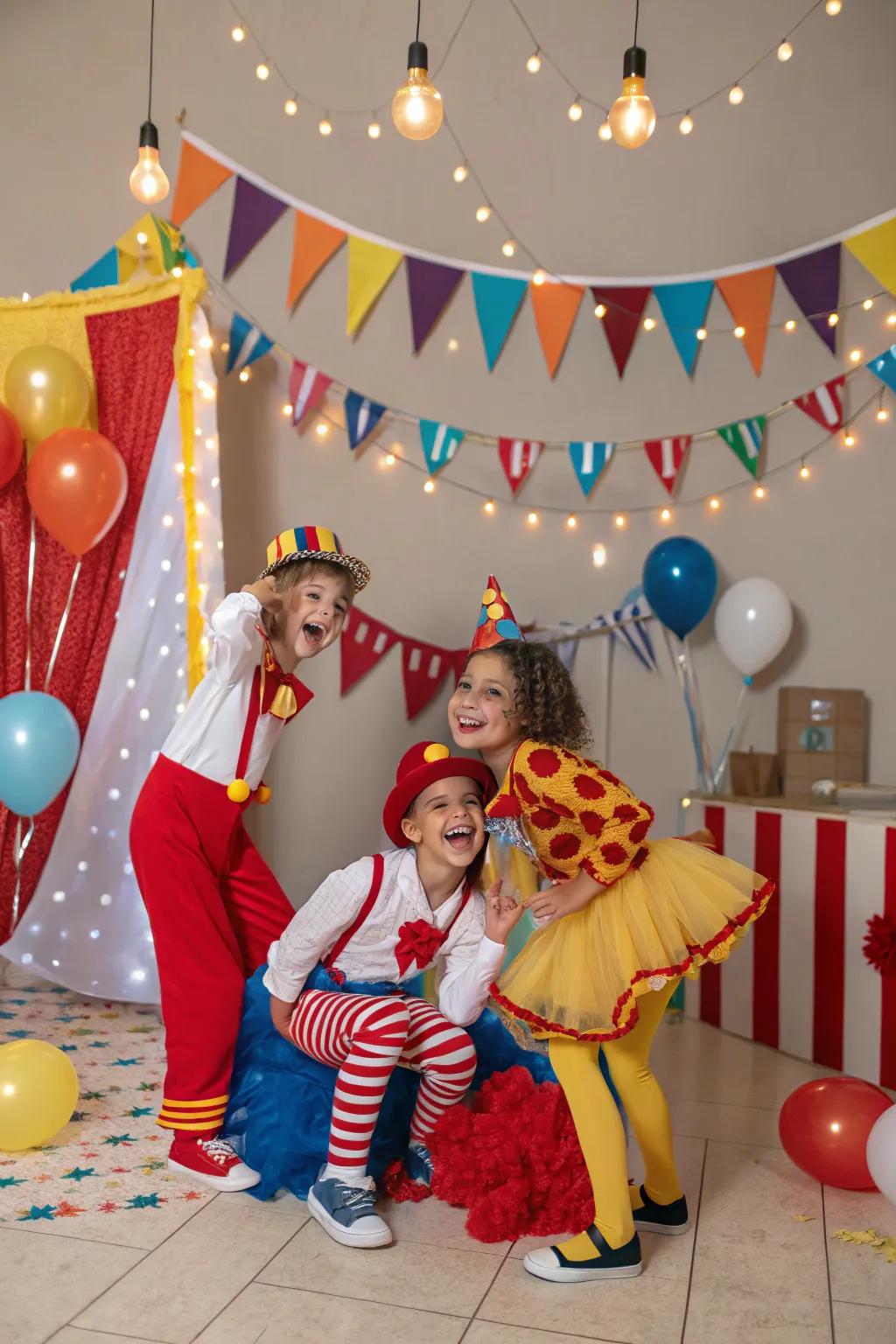 Under the big top: twins as circus performers.