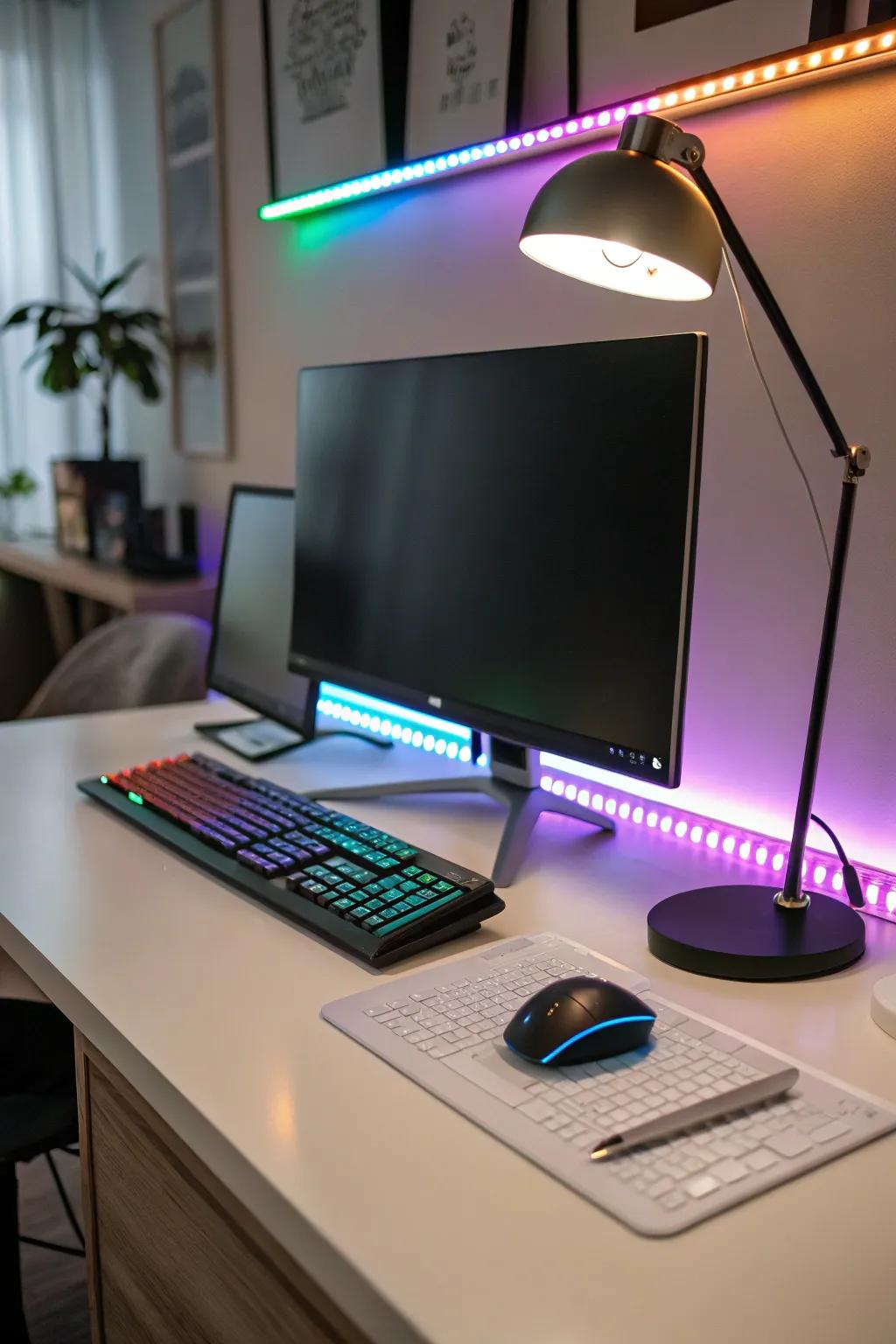 Unique lighting solutions highlight your PC setup's features.