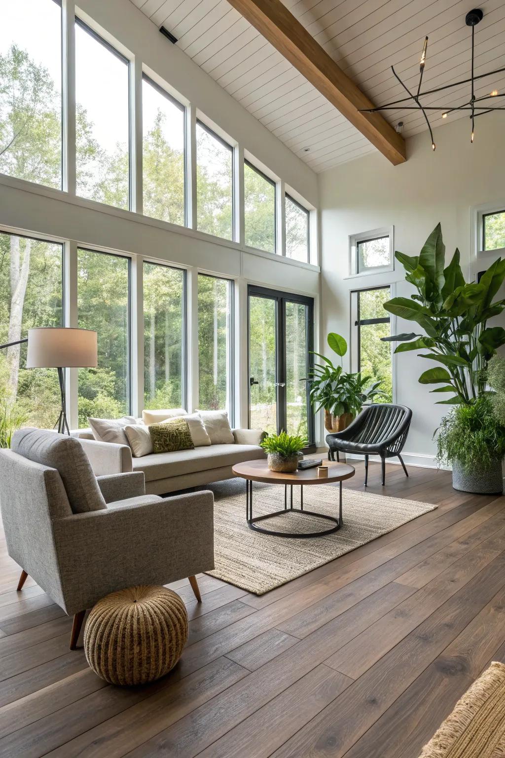 Fibrewood flooring combines new ideas with sustainability.