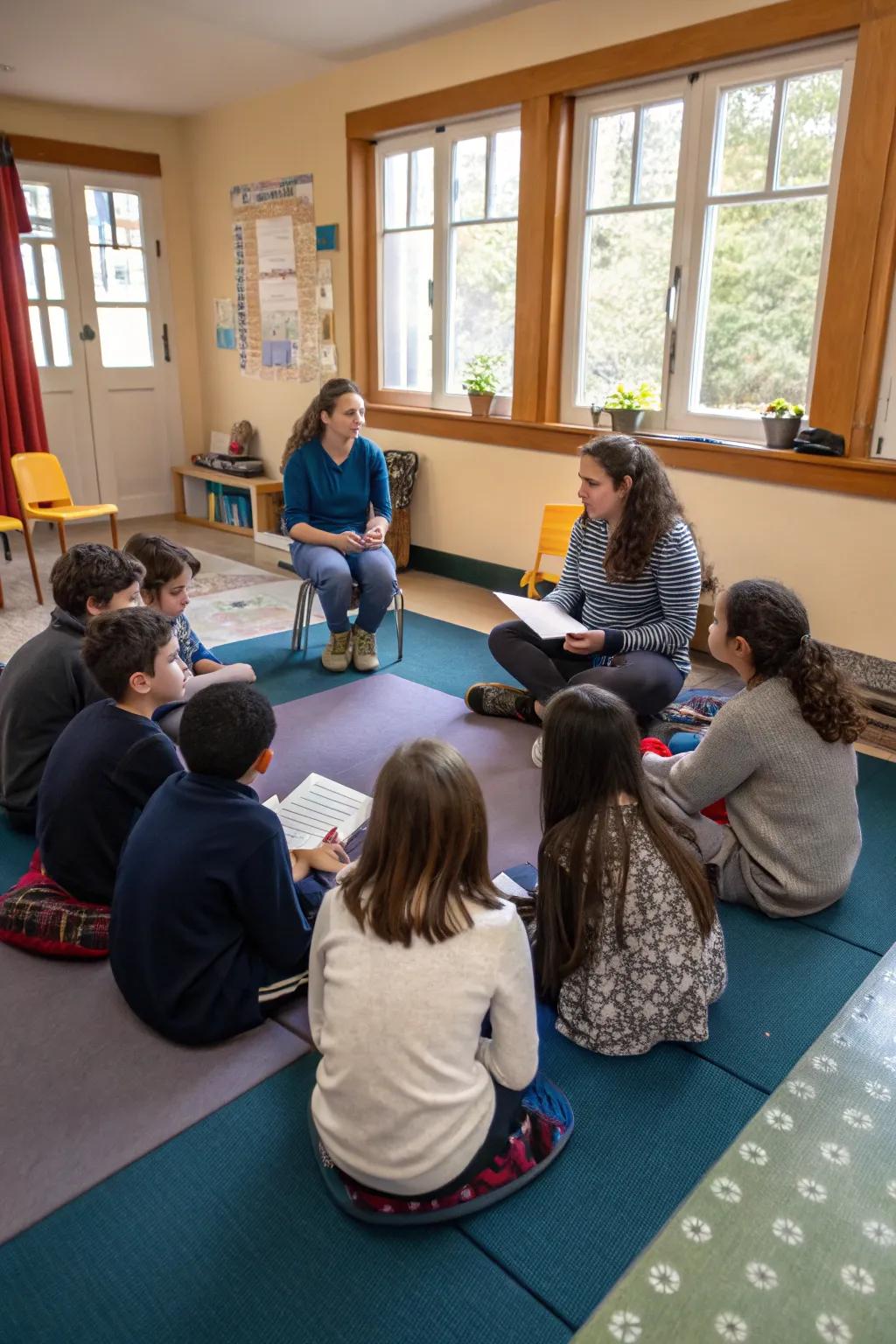 Open communication cultivates a trusting and calm classroom environment.