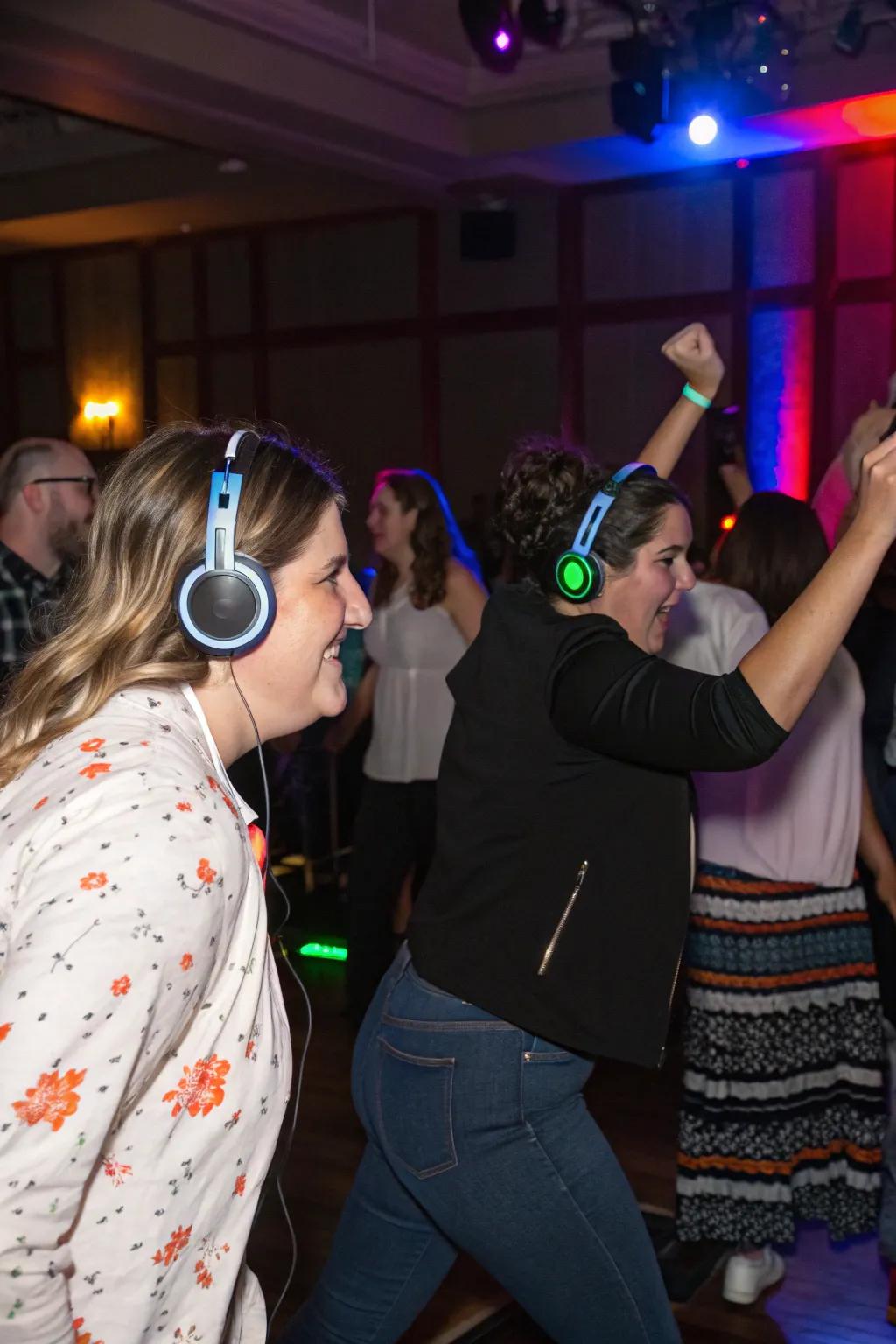 Experience a unique and fun silent disco celebration.