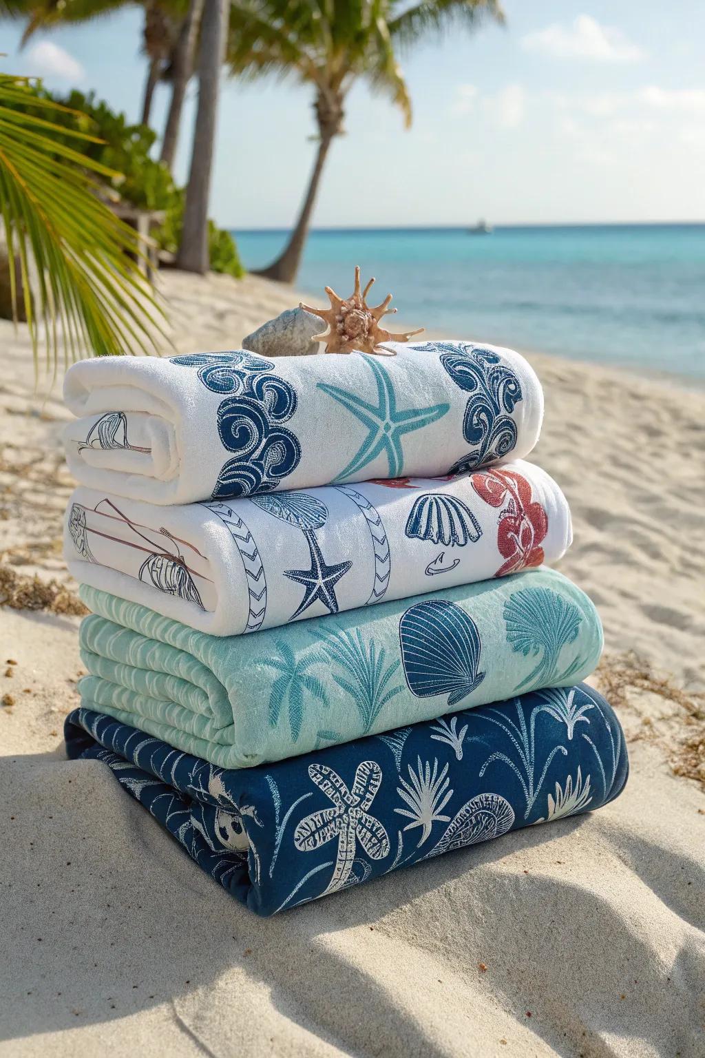 Bespoke shoreline textiles that serve as thoughtful and practical presents.