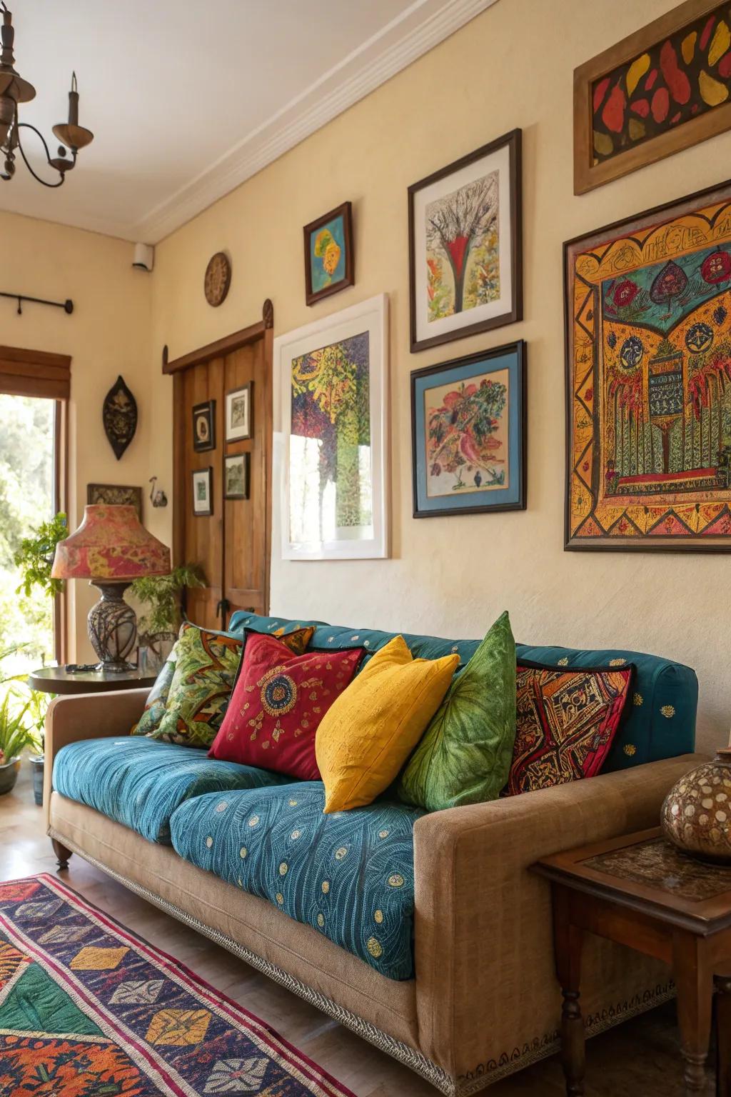 Inject life with vivid colors.