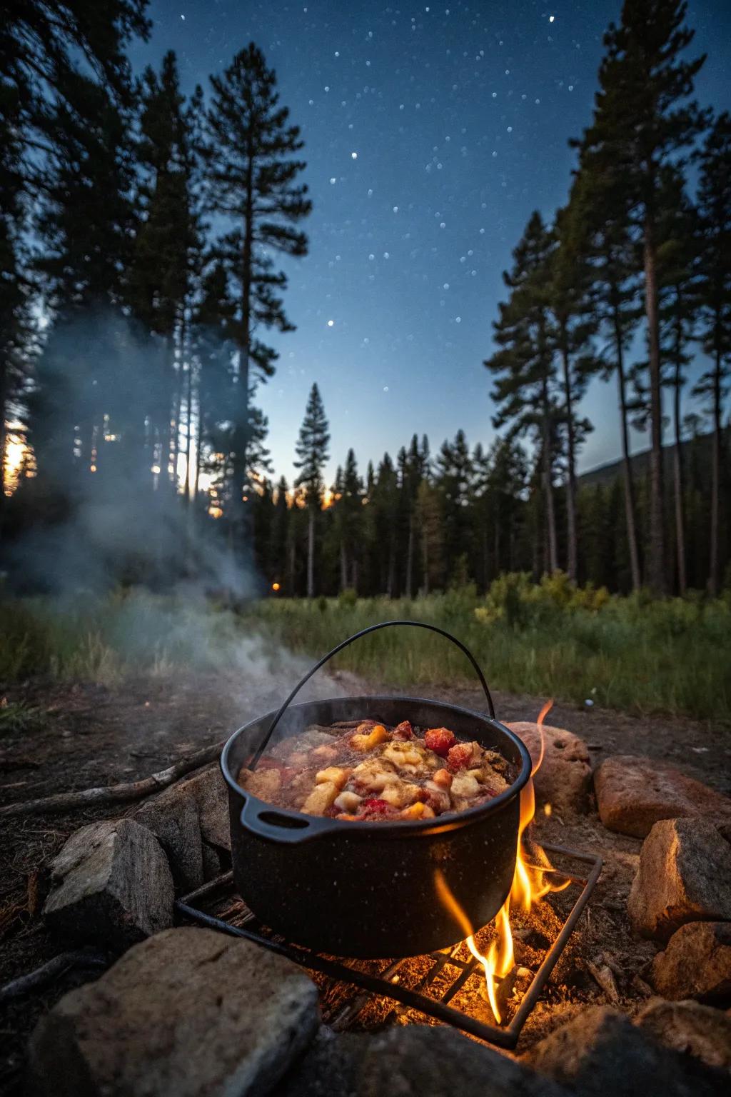 Cook hearty meals with ease using a classic Dutch oven.