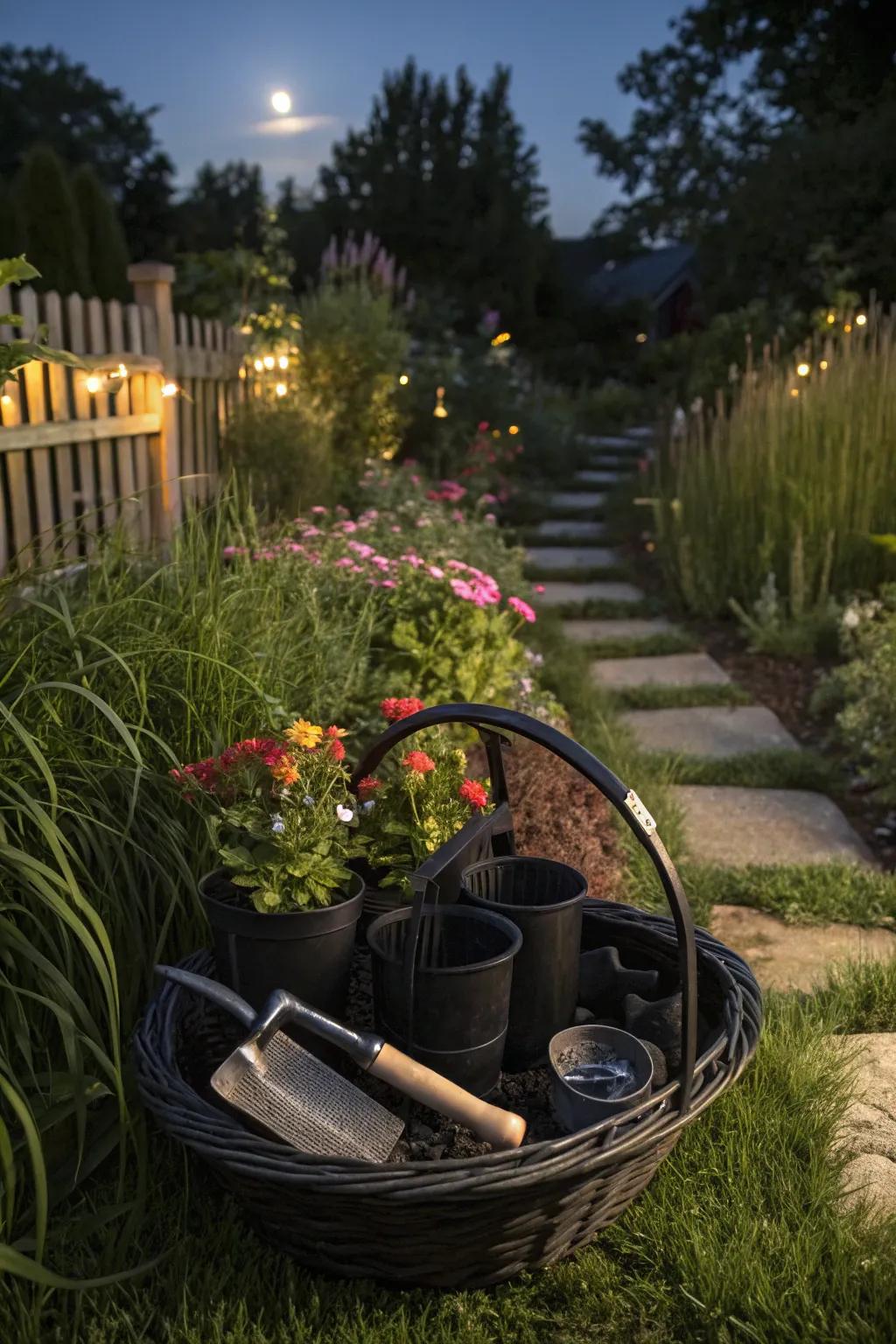 Midnight garden essentials for a touch of night magic.