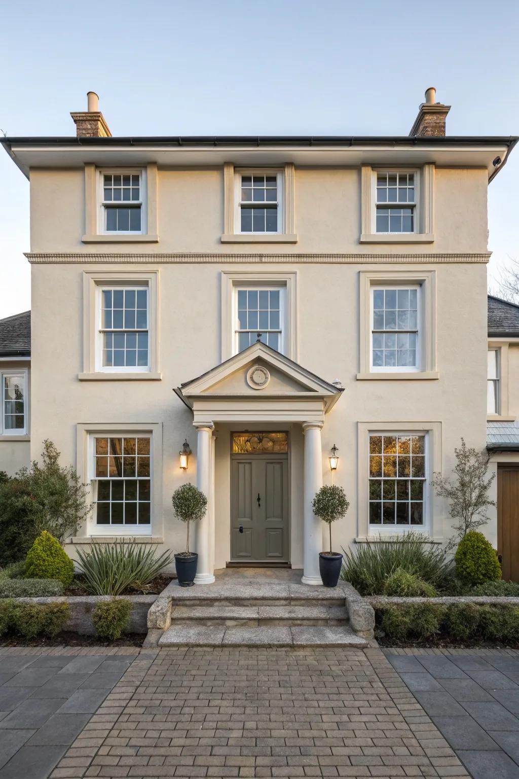 A symmetrical front extension that exudes equilibrium and concord.