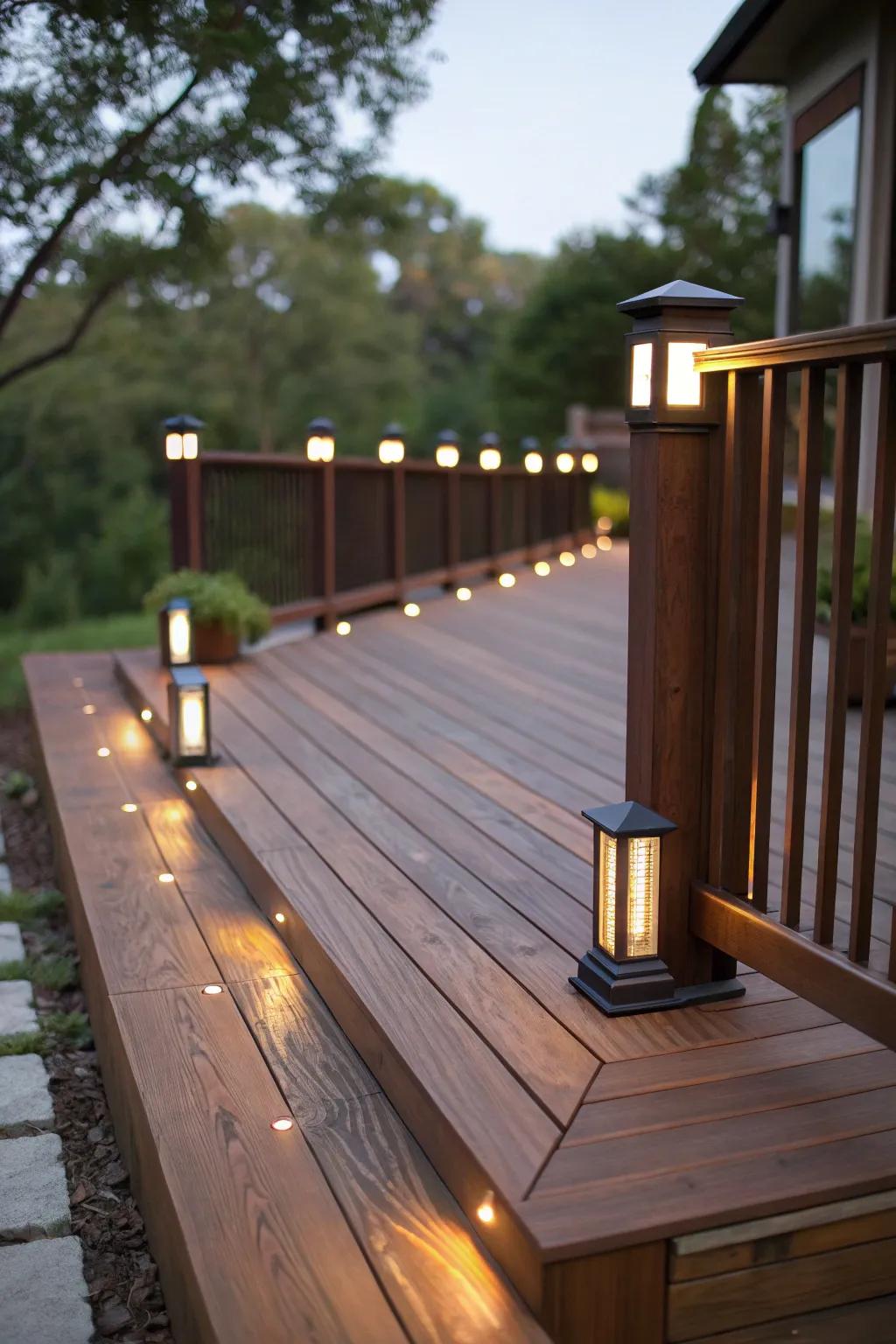 Eco-friendly elements enhance your deck's sustainability.