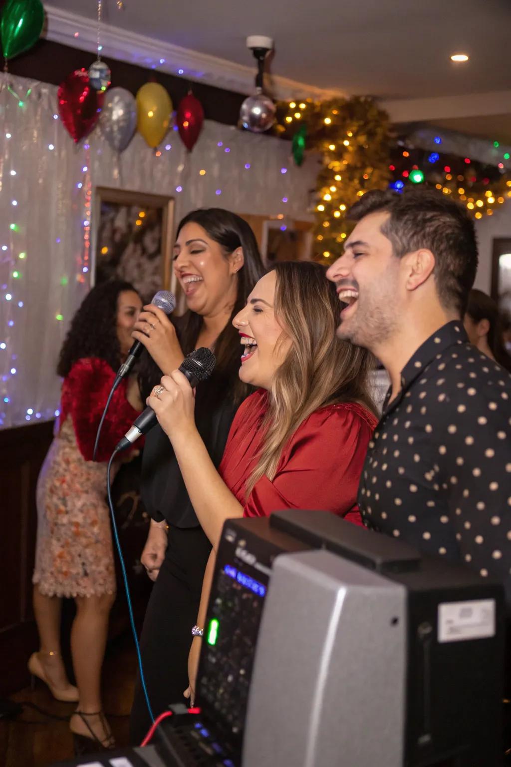 Sing your heart out with a fun New Year's Eve karaoke session.