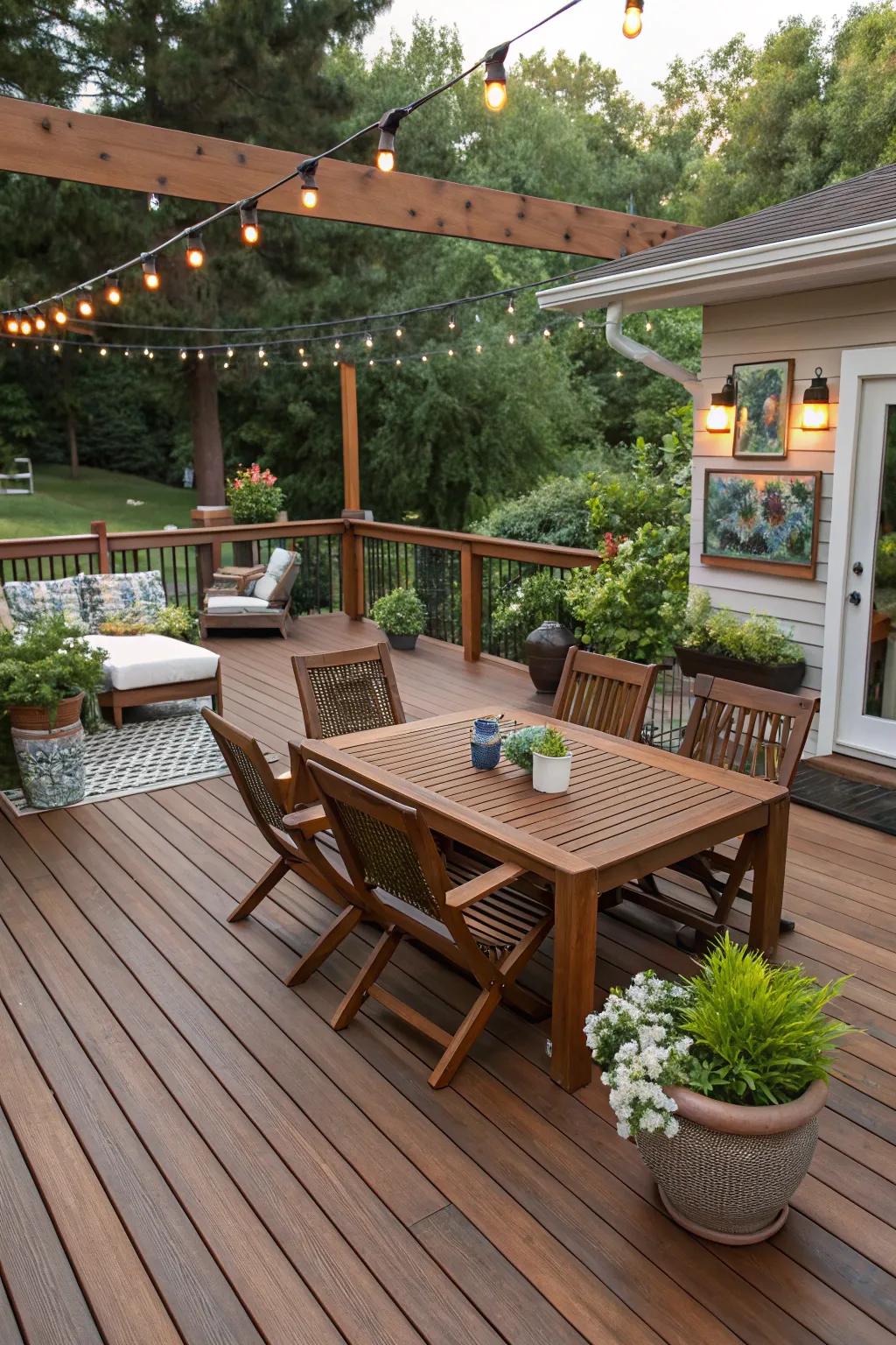 Personal touches make your deck uniquely yours.