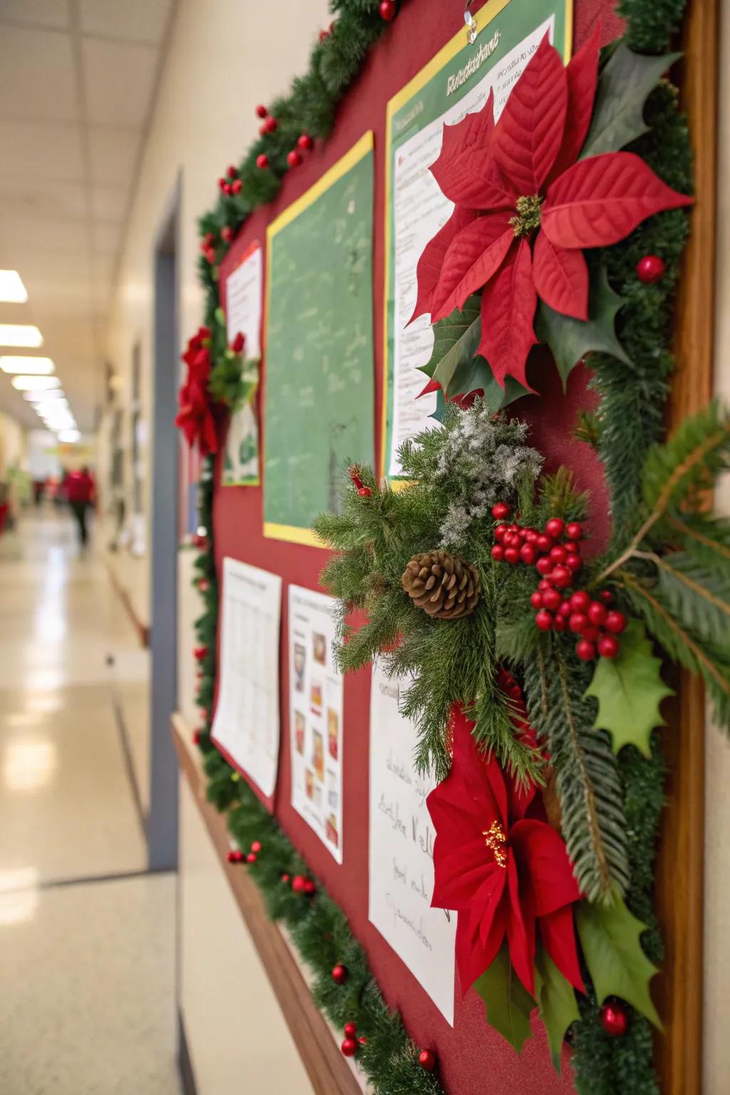 Enhance your decor with elegant festive foliage.