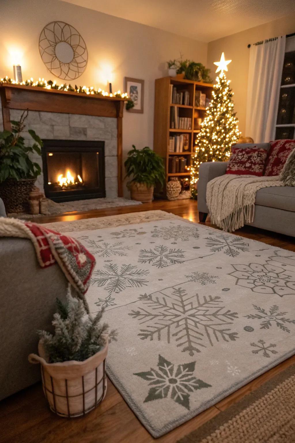 Seasonal mats add a festive touch to your home decor throughout the year.