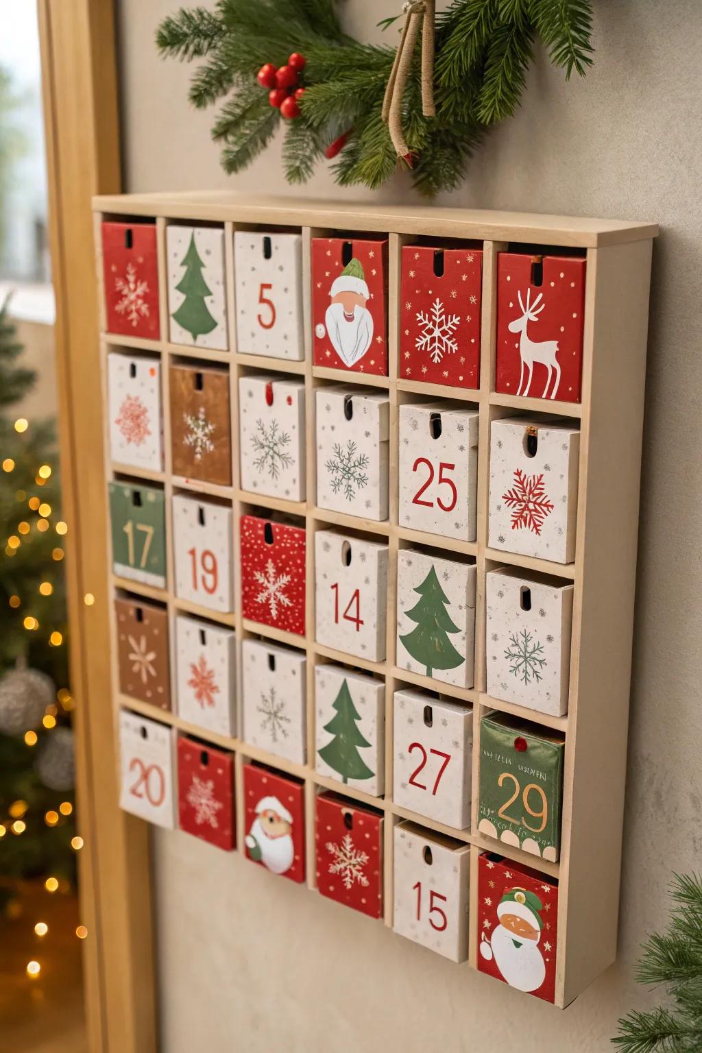 A delightful Advent calendar heightens the fervor of the celebratory season.