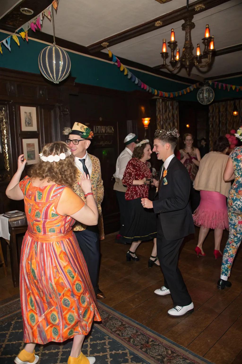 Step back in time with a decades-themed costume party.