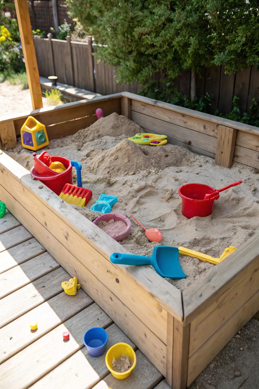 Endless creativity awaits in this sandbox oasis.