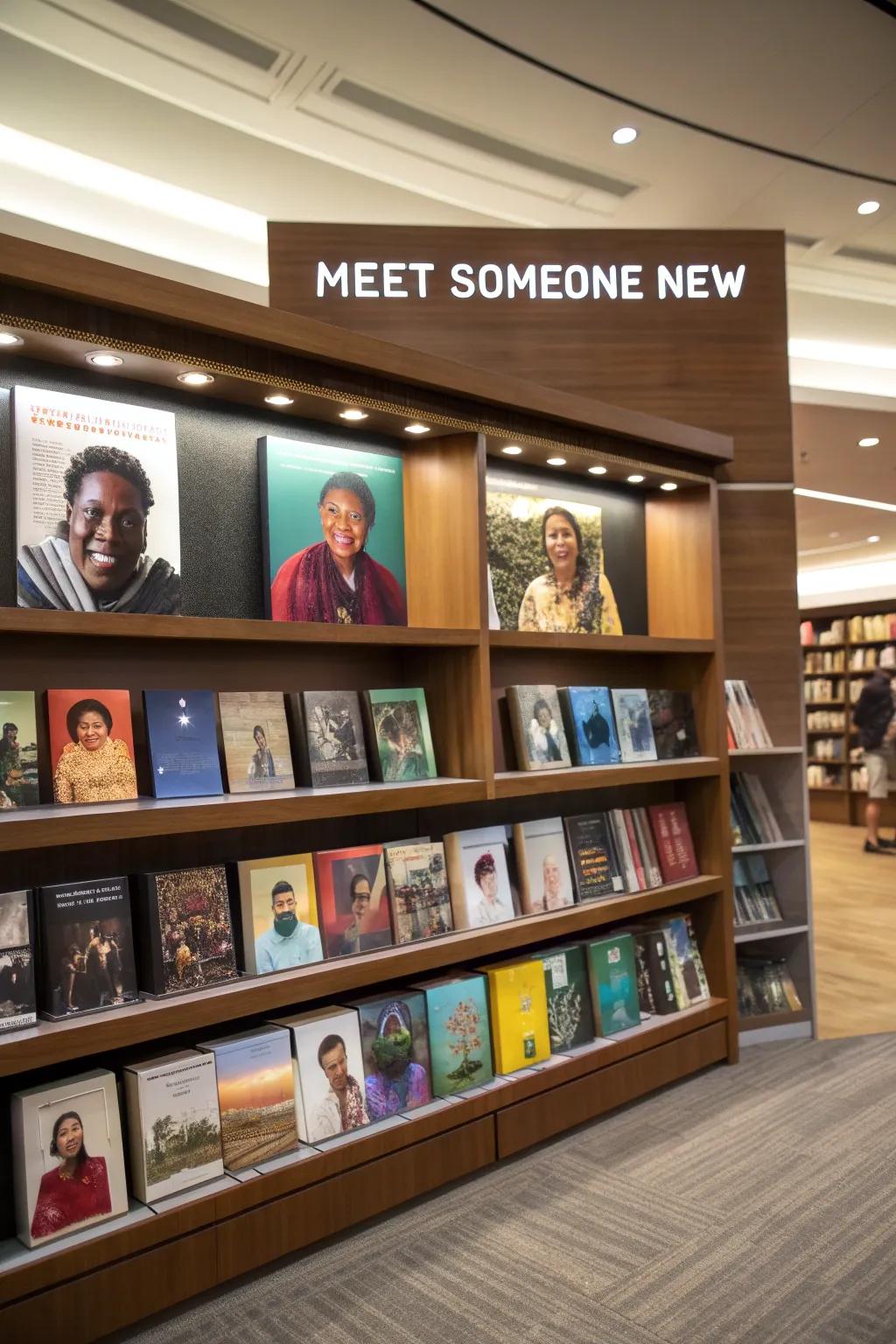 A unique touch with a 'Acquaint Yourself with Someone New' concept.