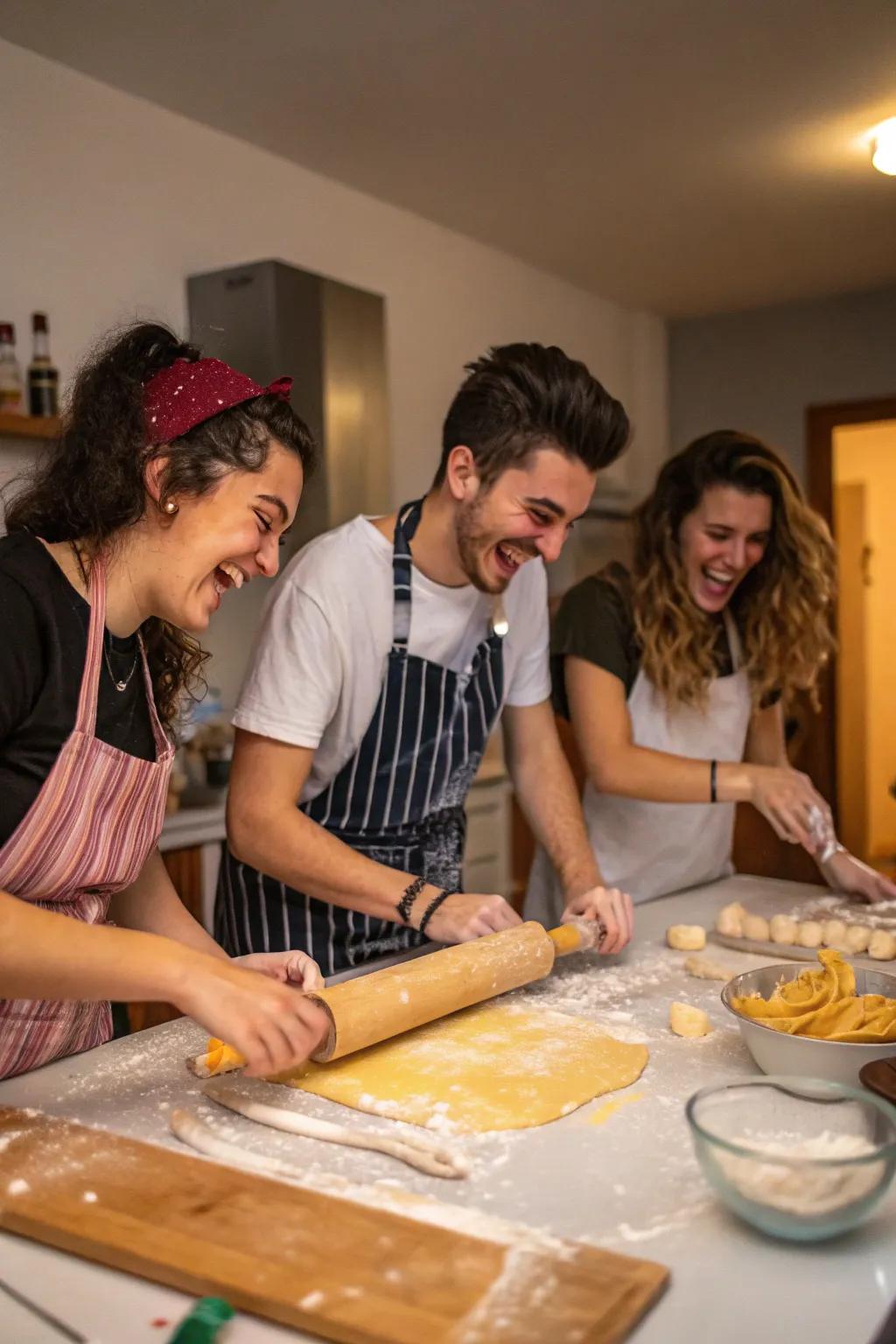 Revel in the tactile joy of homemade pasta making.